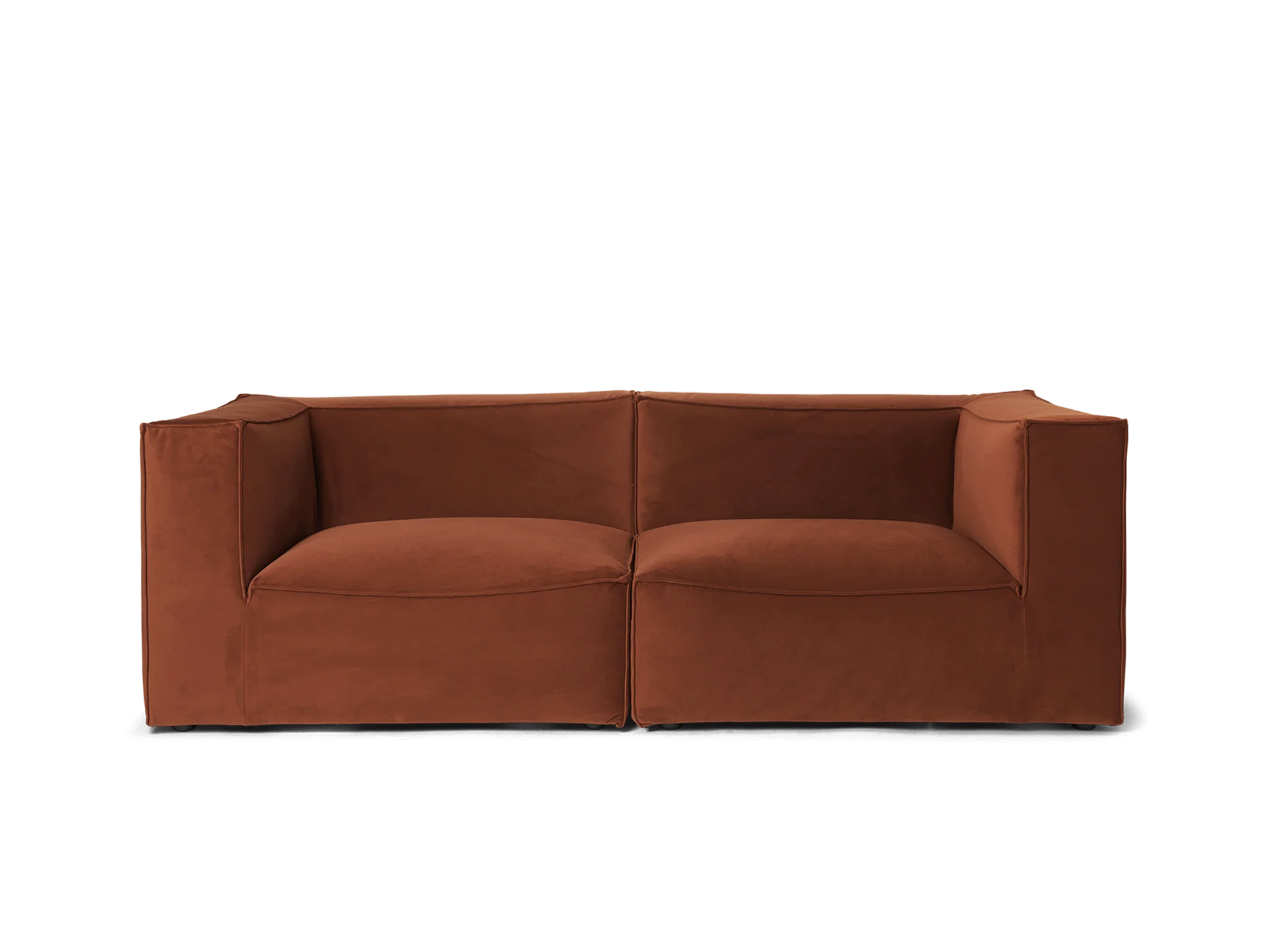 Catena Sofa Armrest Right S401 - Rich Velvet - Rust - US - Image 3