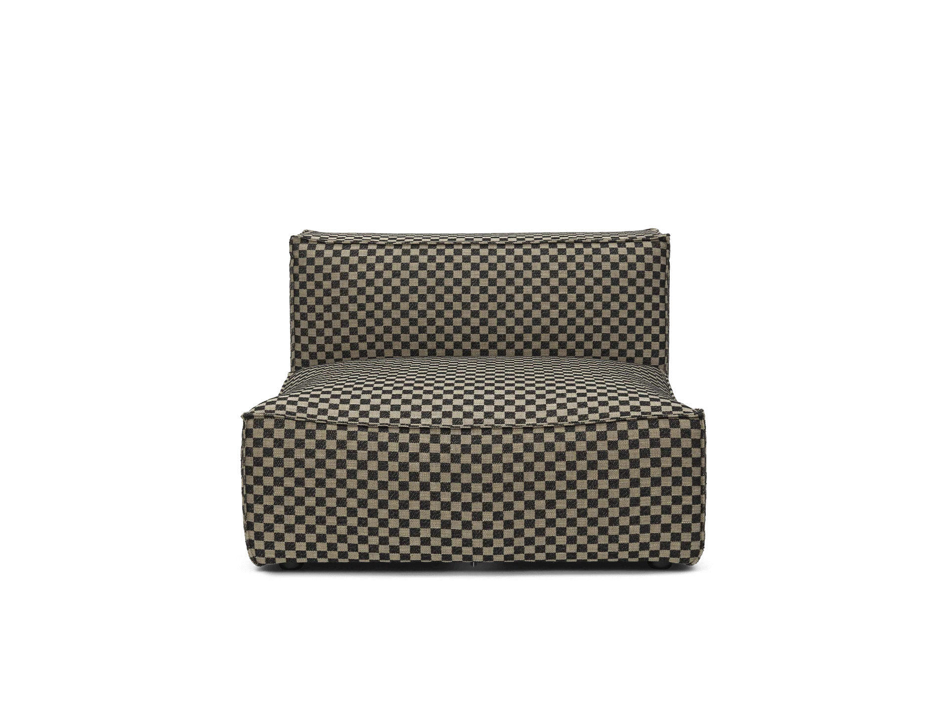 Catena Sofa Center L100 - Check - Sand/Black - US