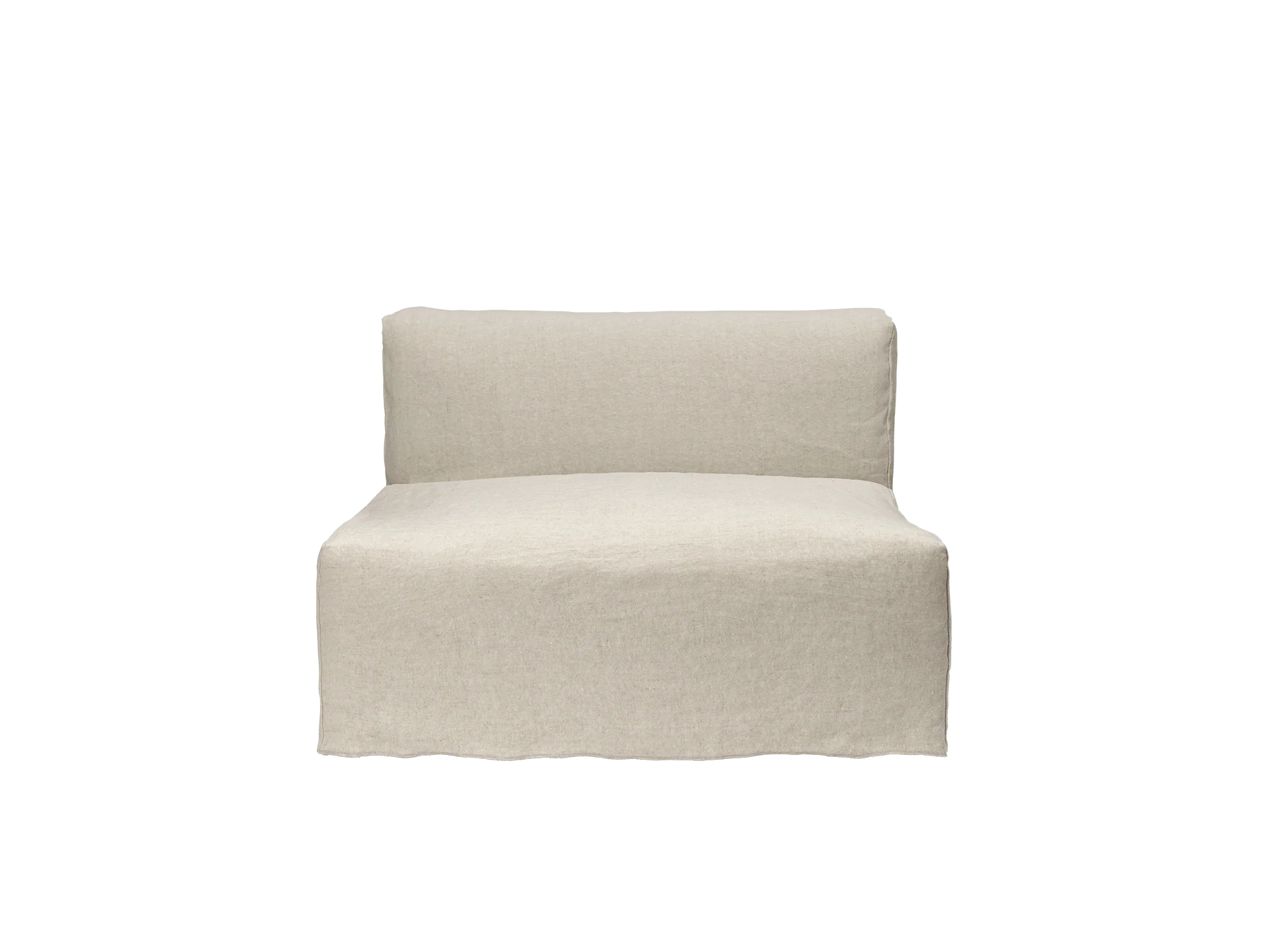Catena Sofa Center L100 - Loose Drape - Natural - US