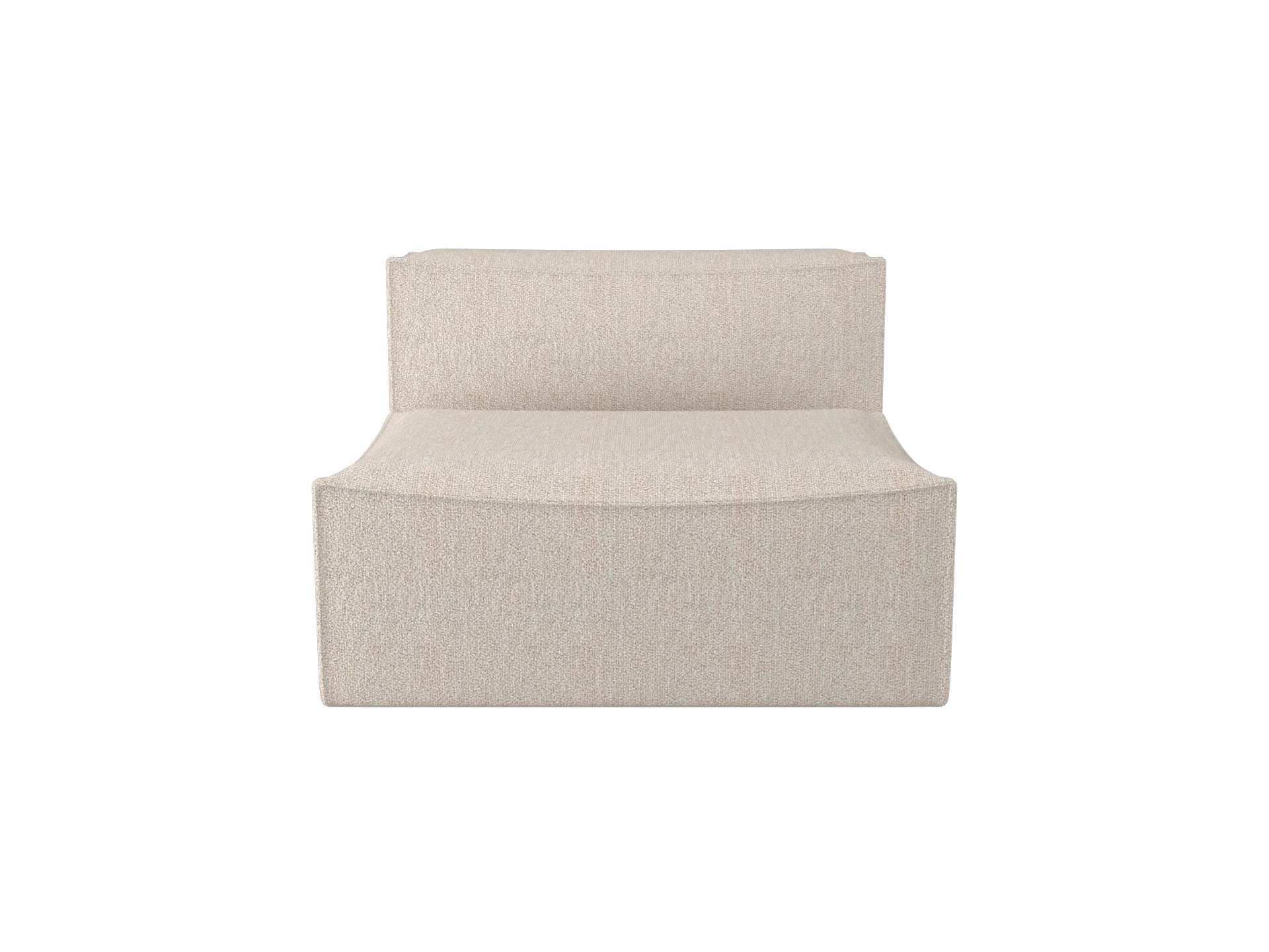 Catena Sofa Center L100 - Soft Bouclé - Natural - US