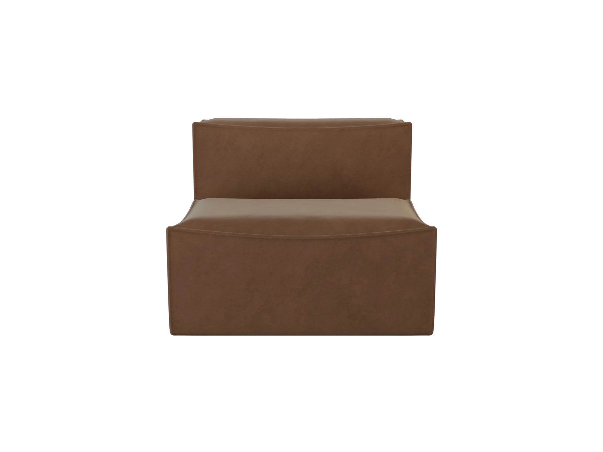 Catena Sofa Center S100 - Rich Velvet - Soft Brown - US