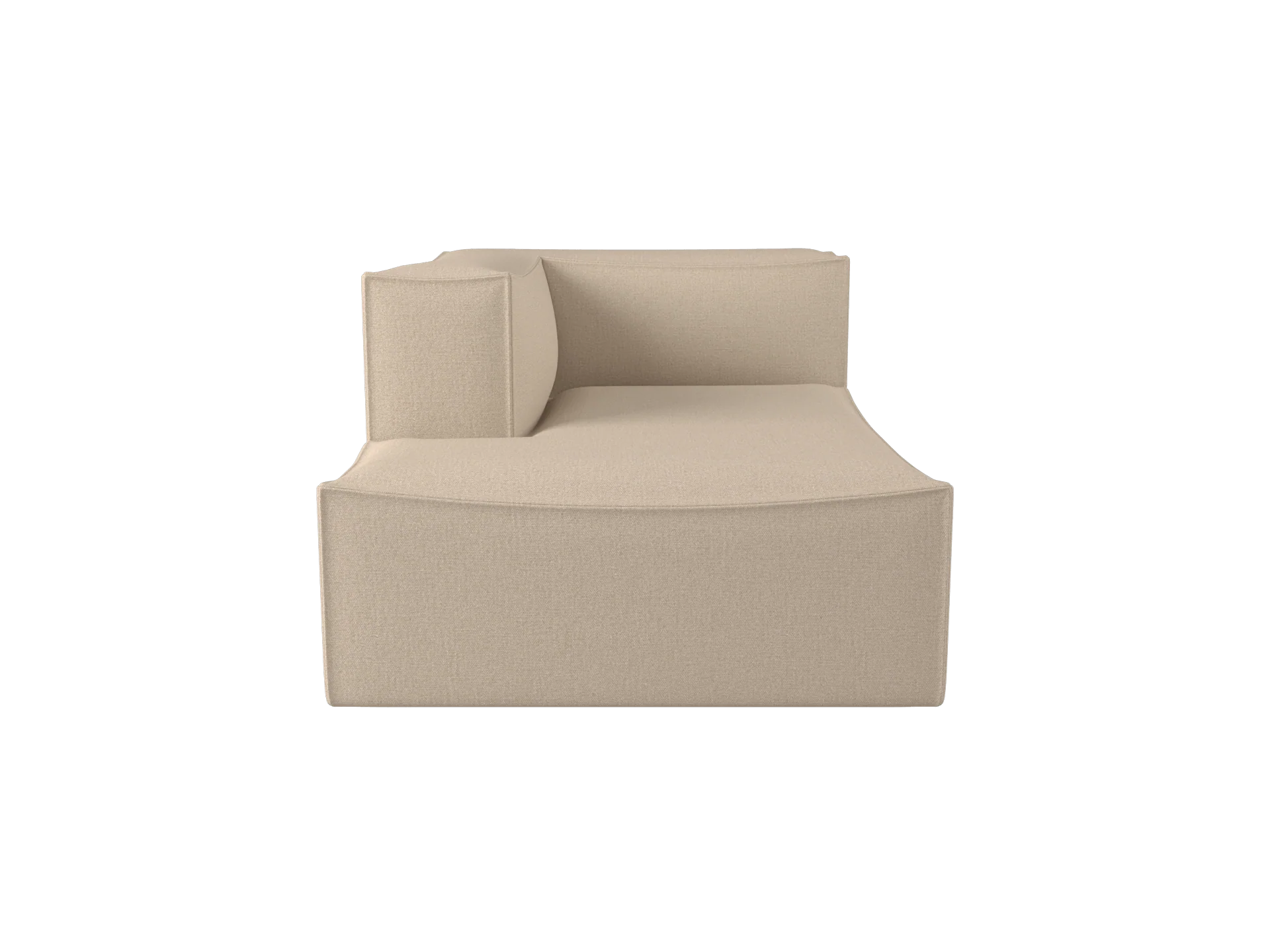 Catena Sofa Chaise Longue Left L600 - Rich Linen - Natural - US