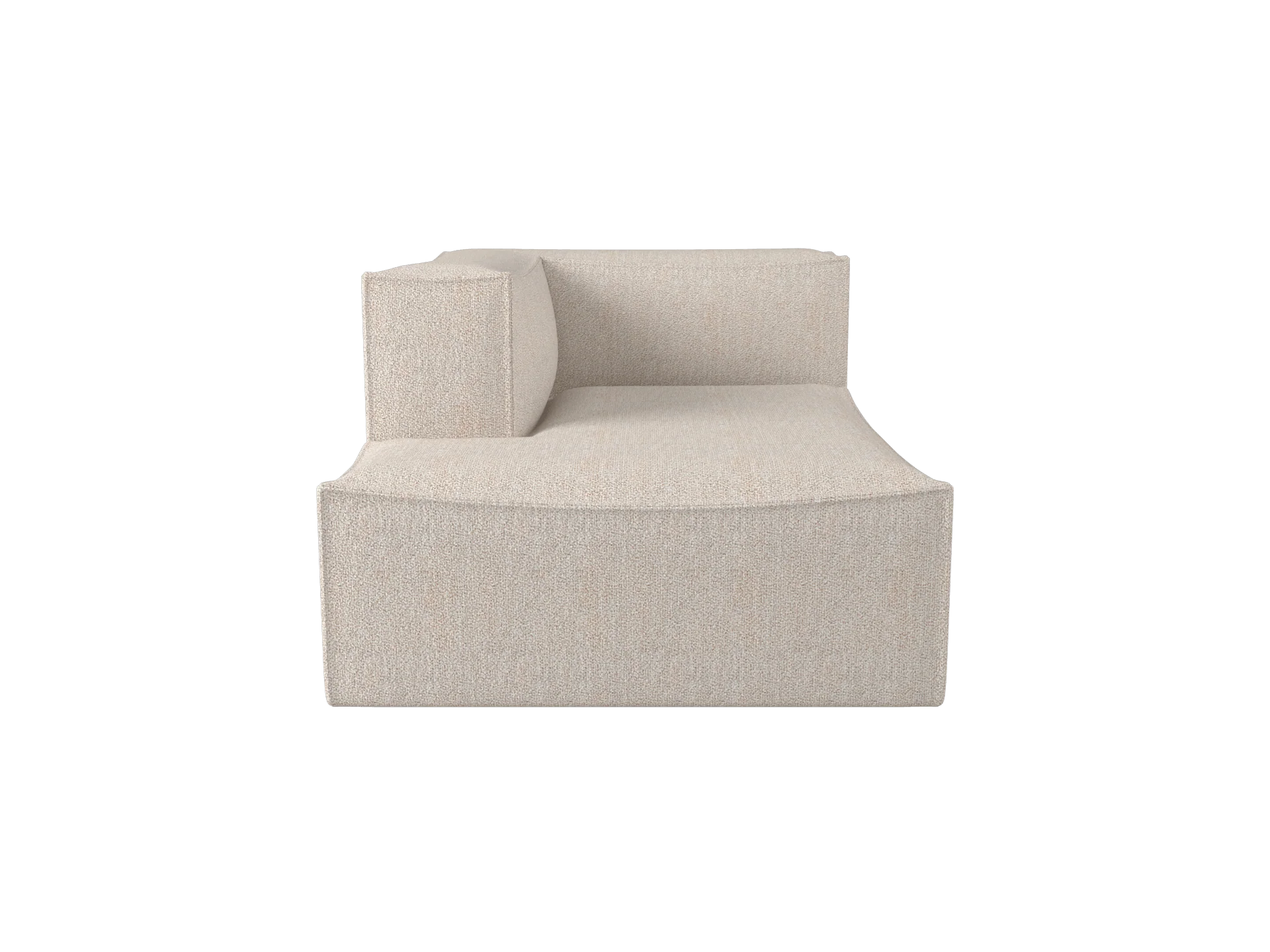 Catena Sofa Chaise Longue Left L600 - Soft Bouclé - Natural - US