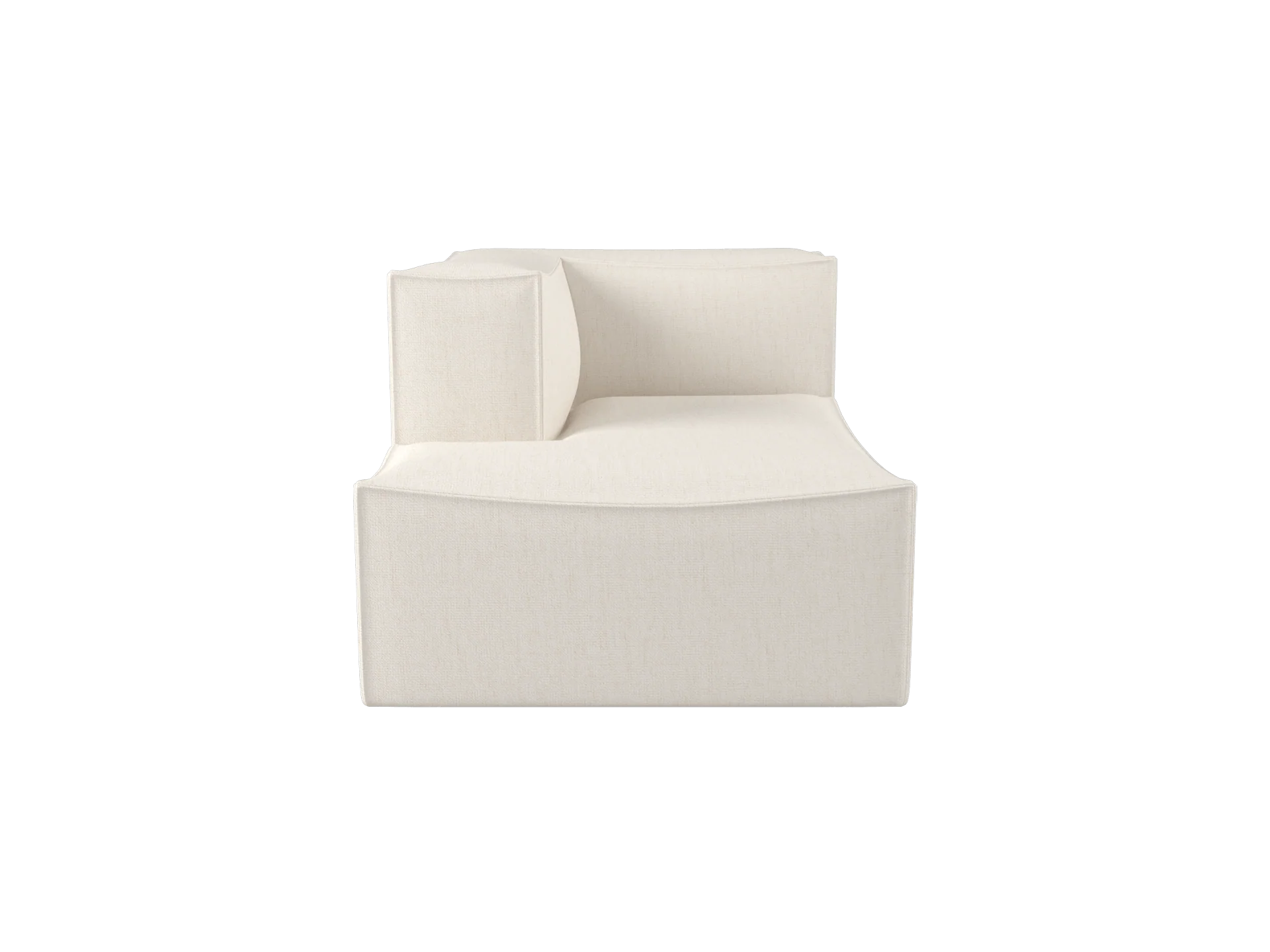 Catena Sofa Chaise Longue Left S600 - Bouclé - Off-White - US