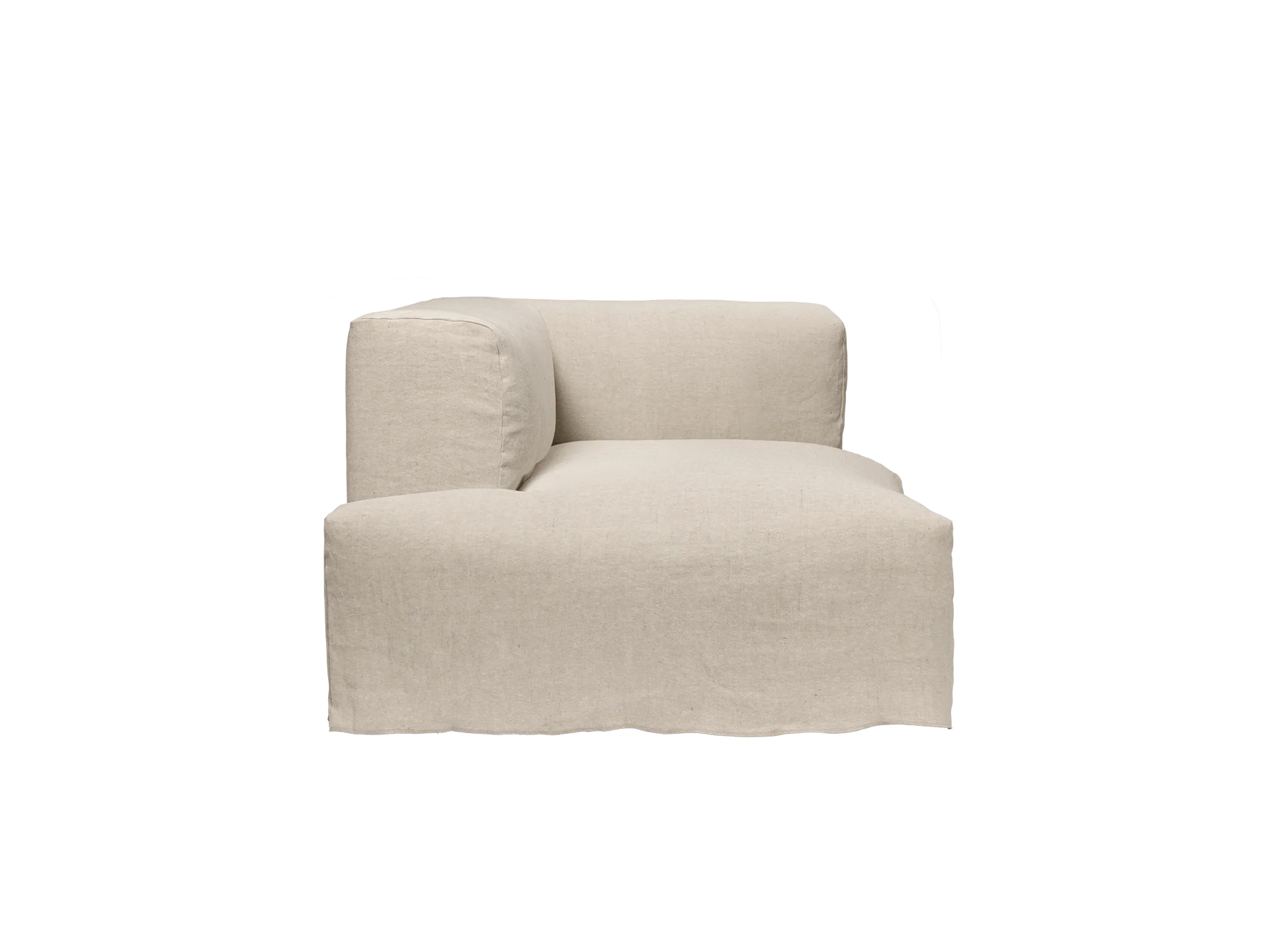 Catena Sofa Chaise Longue Left S600 - Loose Drape - Natural - US