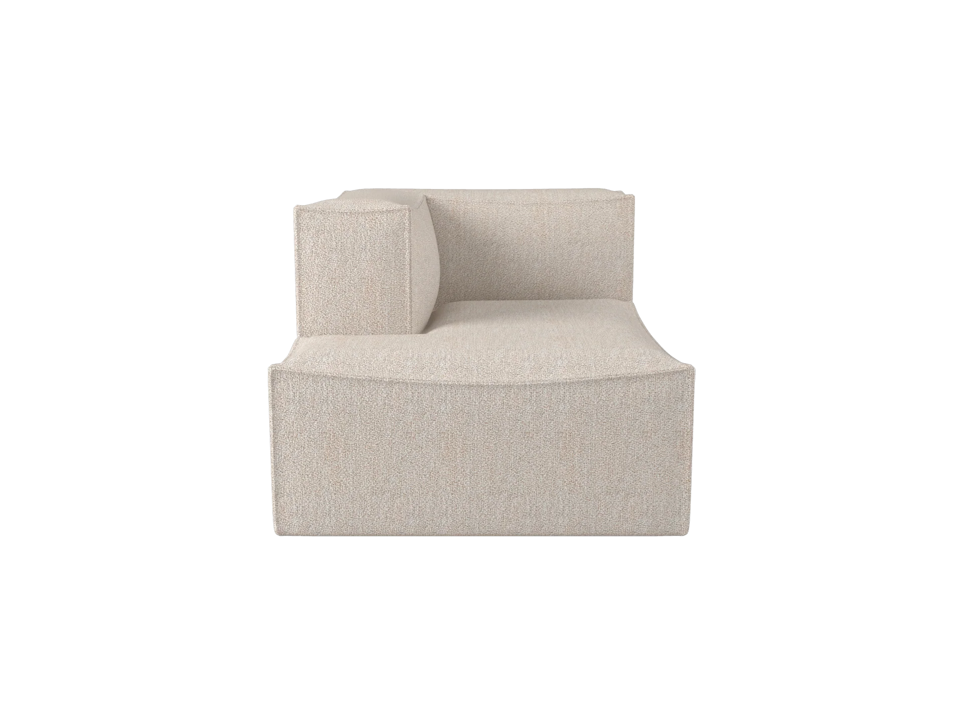 Catena Sofa Chaise Longue Left S600 - Soft Bouclé - Natural - US