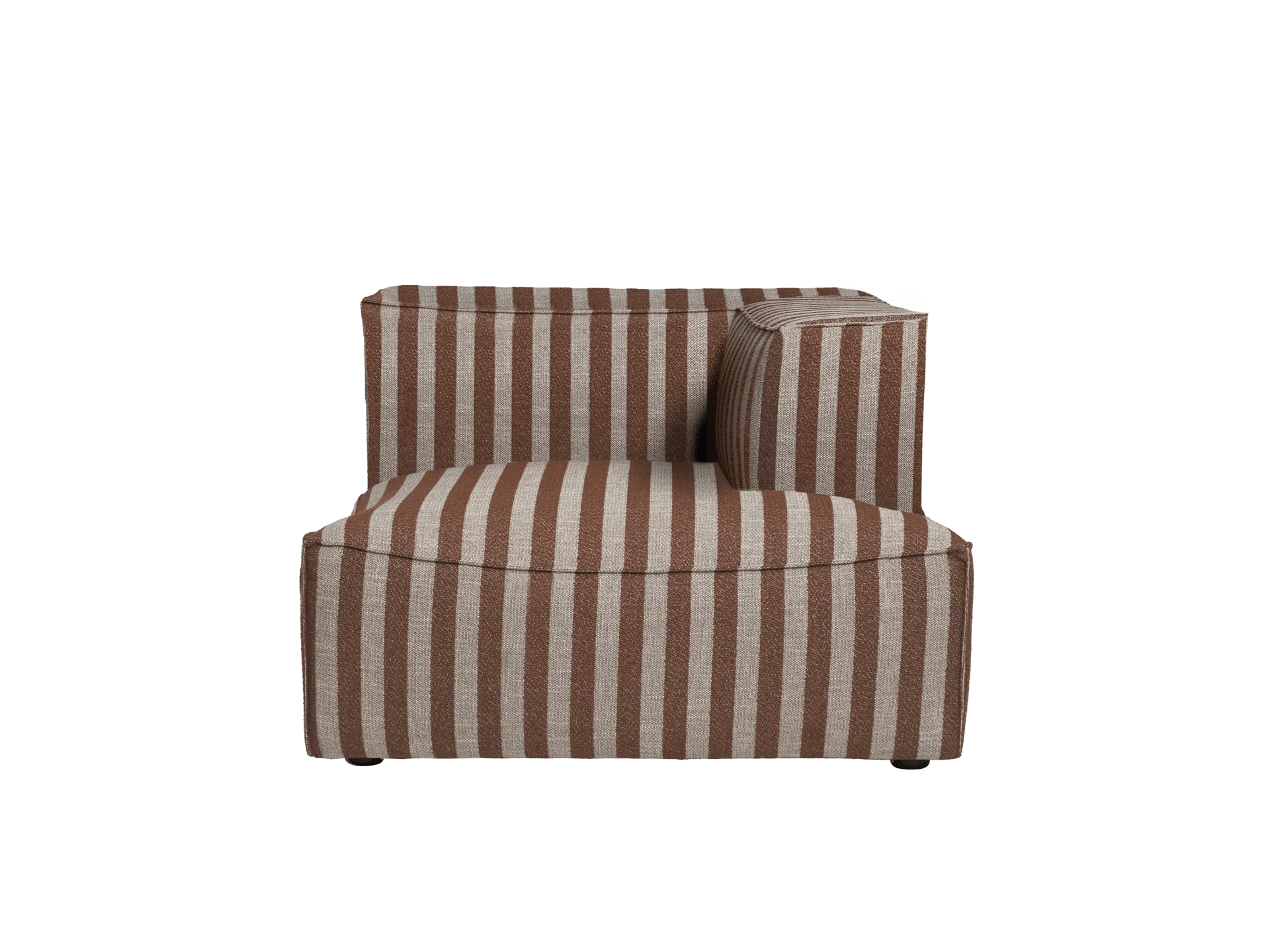 Catena Sofa Chaise Longue Right L601 - Louisiana - Sand/Chocolate - US