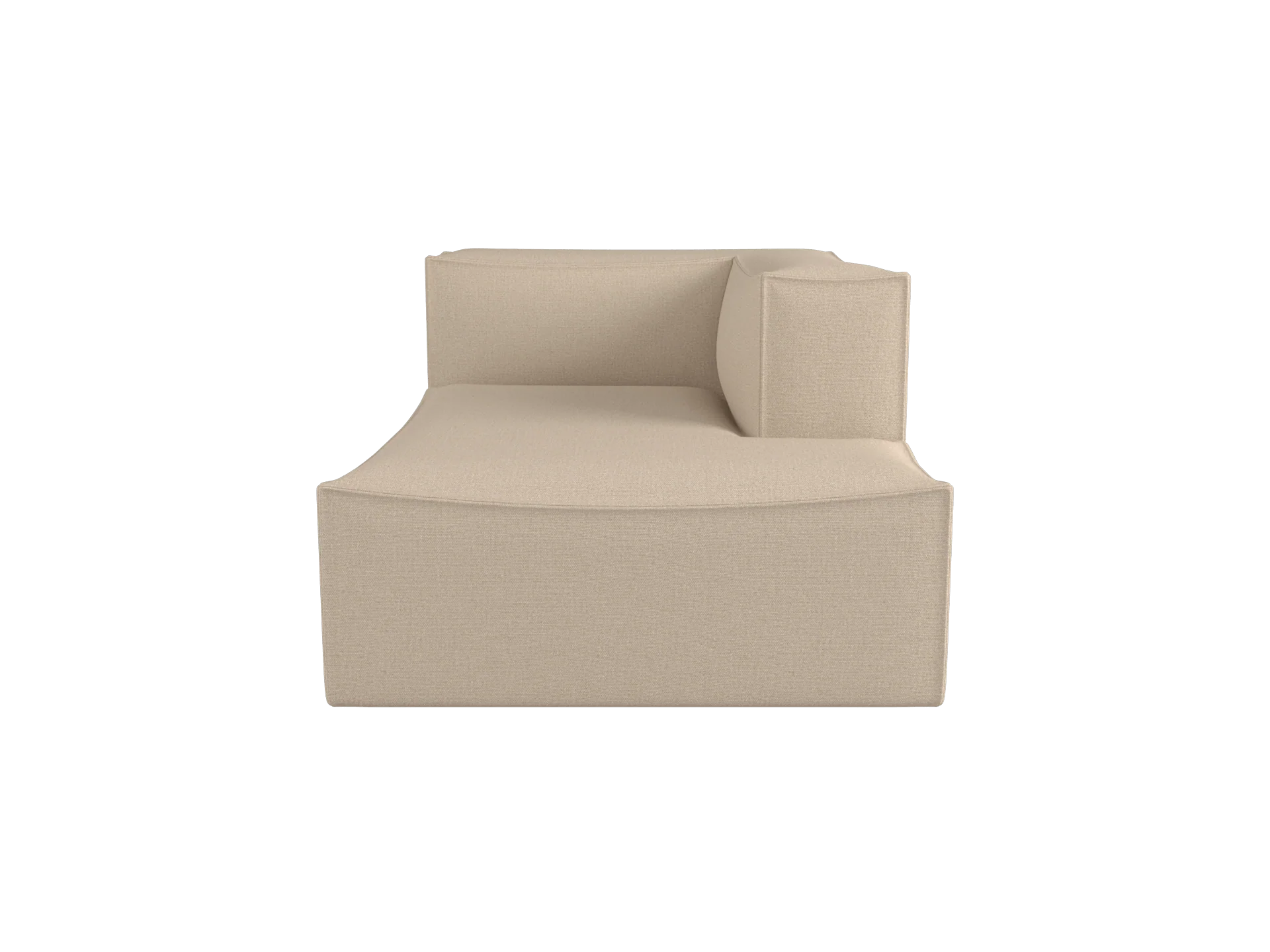 Catena Sofa Chaise Longue Right L601 - Rich Linen - Natural - US