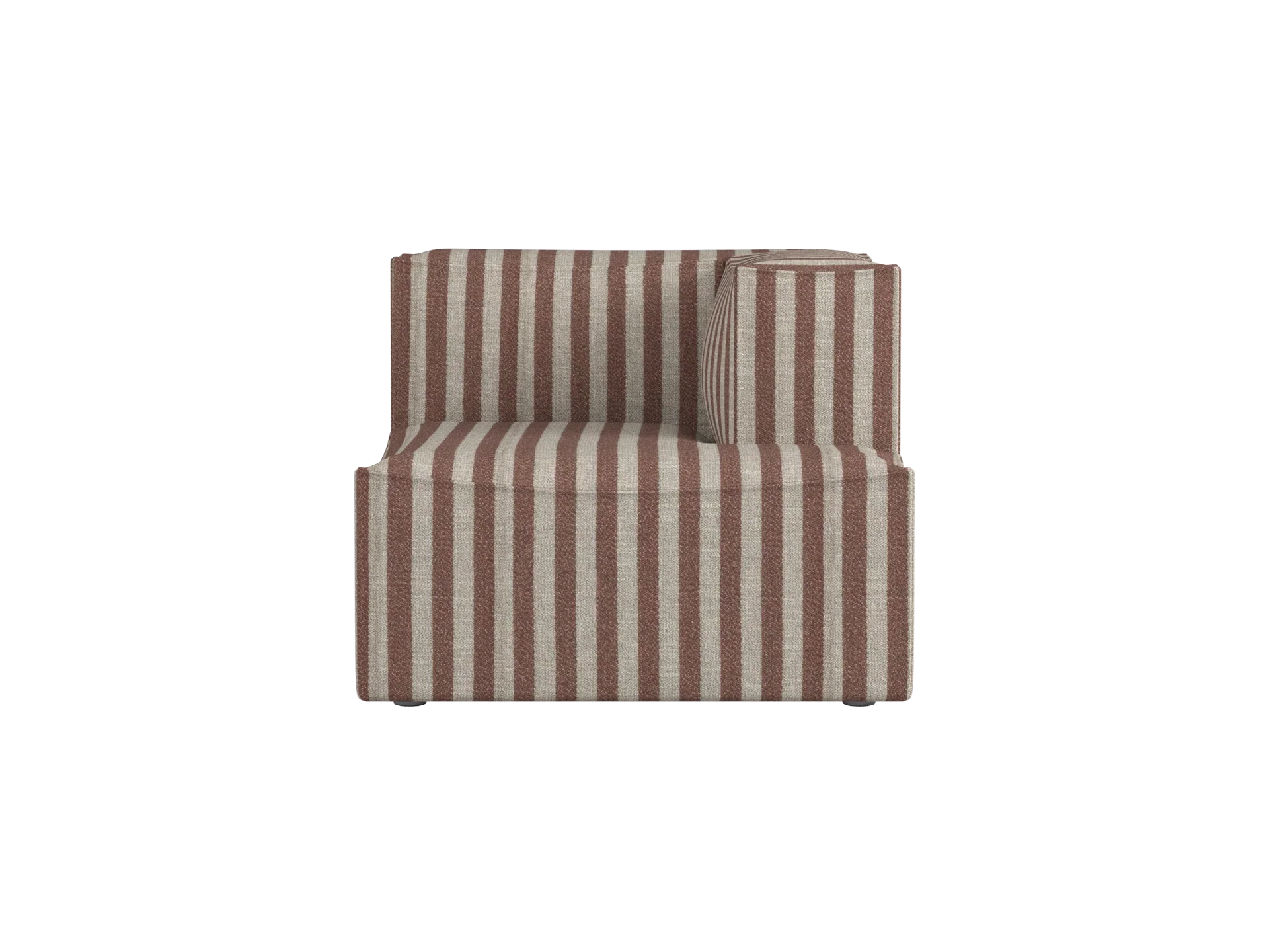 Catena Sofa Chaise Longue Right S601 - Louisiana - Sand/Chocolate - US