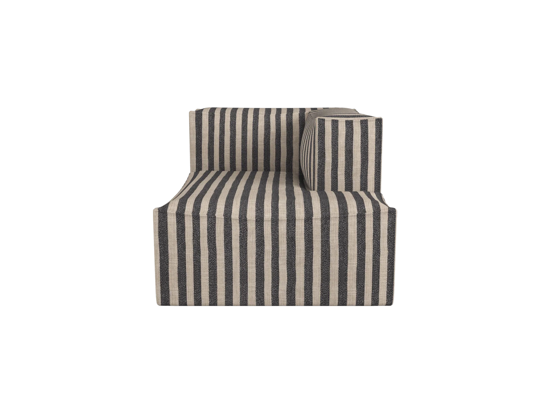 Catena Sofa Chaise Longue Right S601 - Louisiana - Sand/Black - US