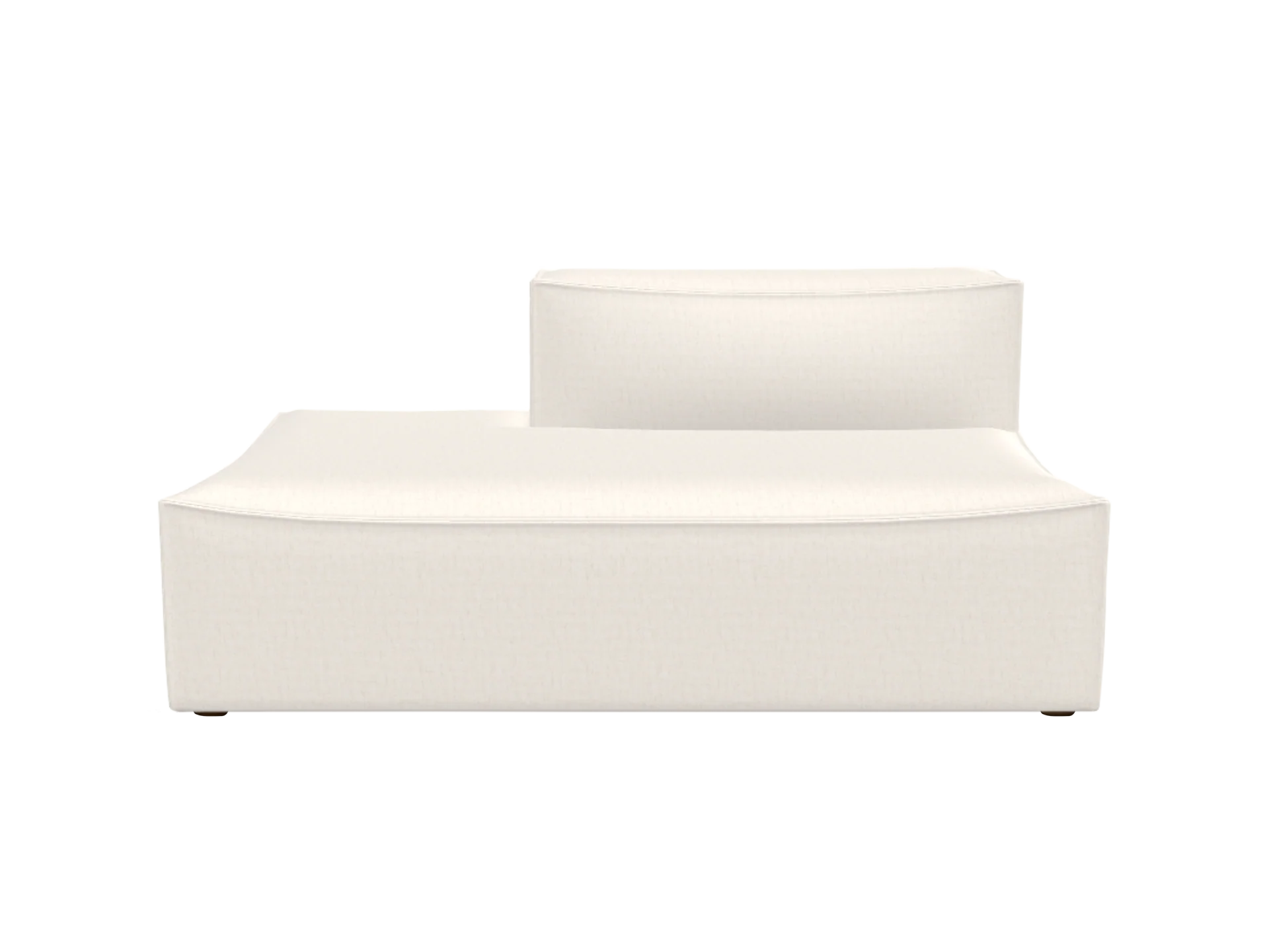 Catena Sofa Open End Left L300 - Bouclé - Off-White - US