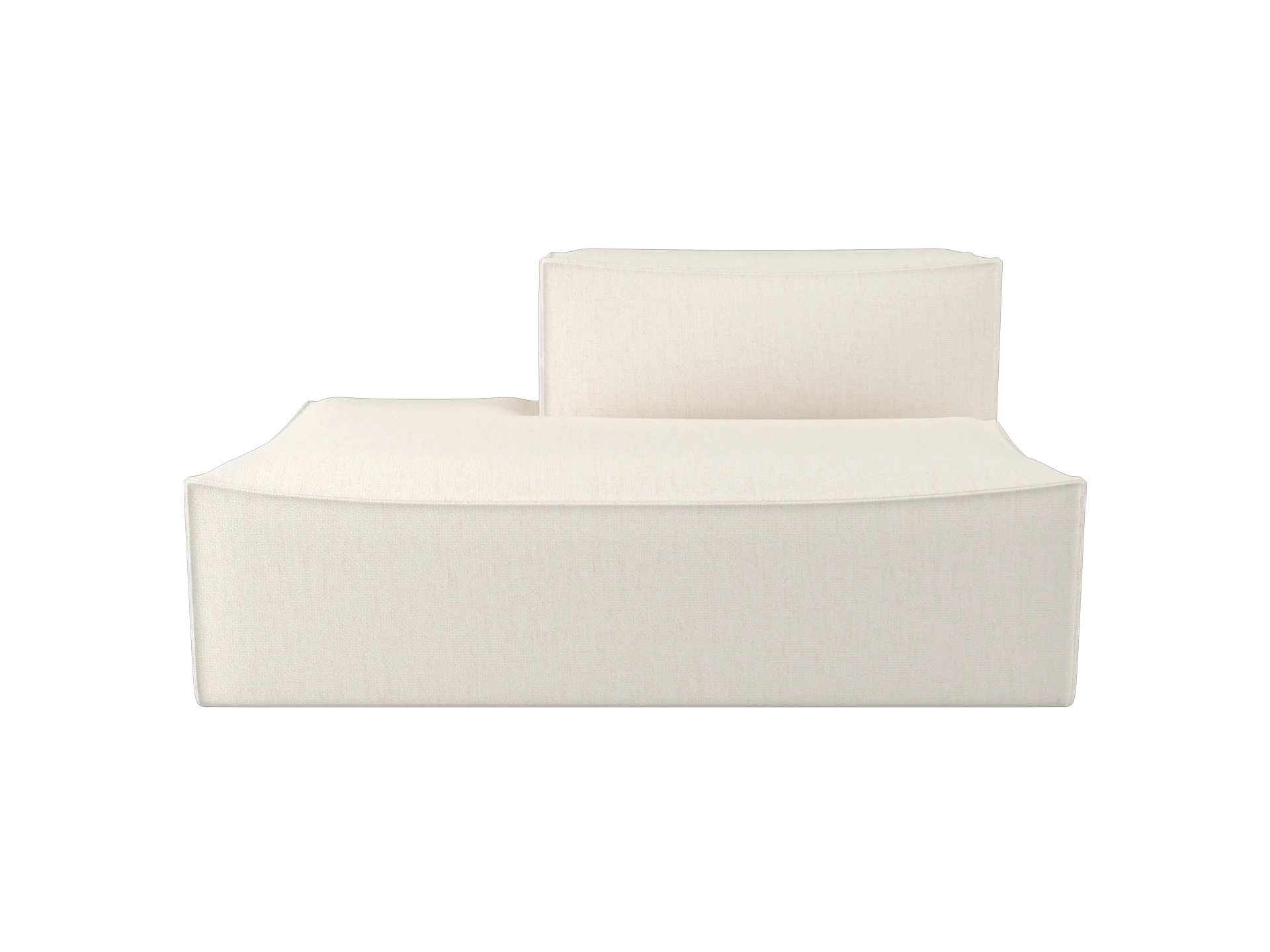 Catena Sofa Open End Left S300 - Bouclé - Off-White - US