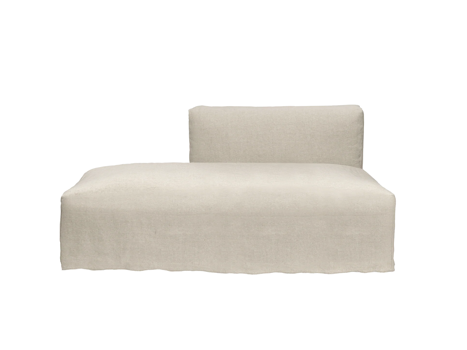 Catena Sofa Open End Left S300 - Loose Drape - Natural - US