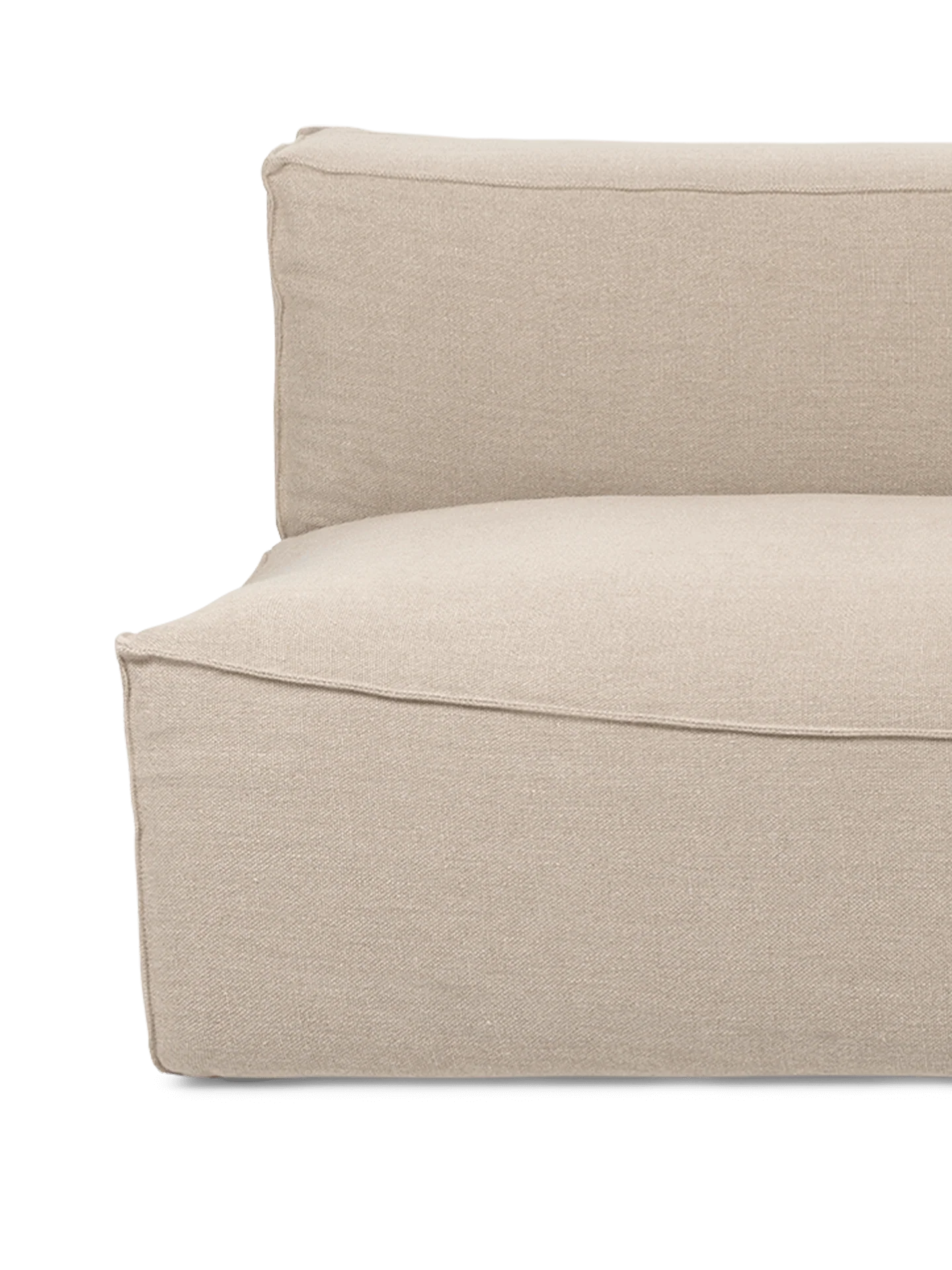 Catena Sofa Open End Right L301 - Rich Linen - Natural - US - Image 2