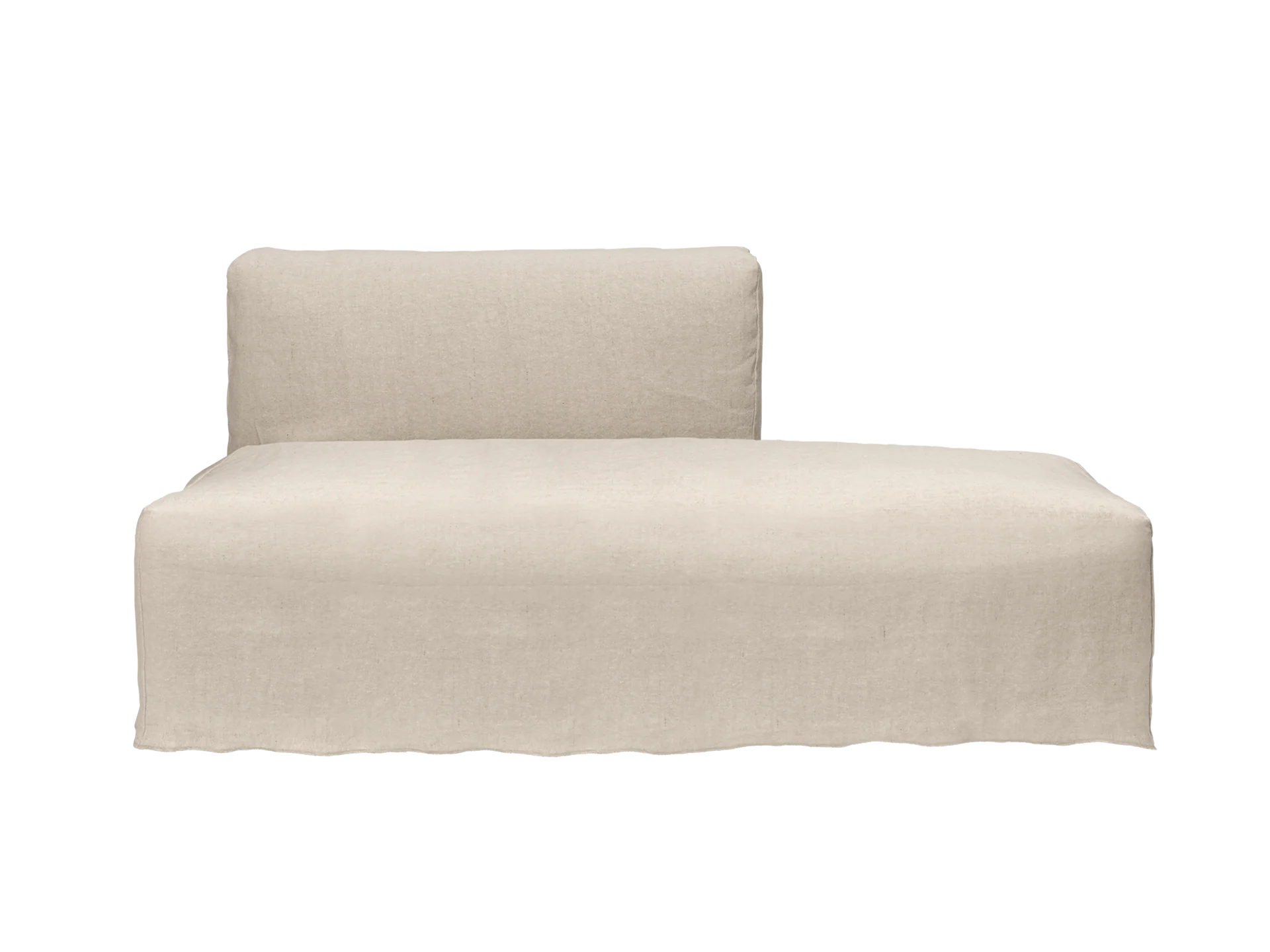 Catena Sofa Open End Right L301 - Loose Drape - Natural - US