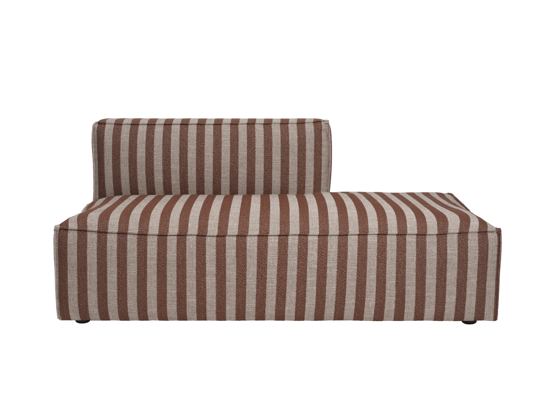 Catena Sofa Open End Right L301 - Louisiana - Sand/Chocolate - US