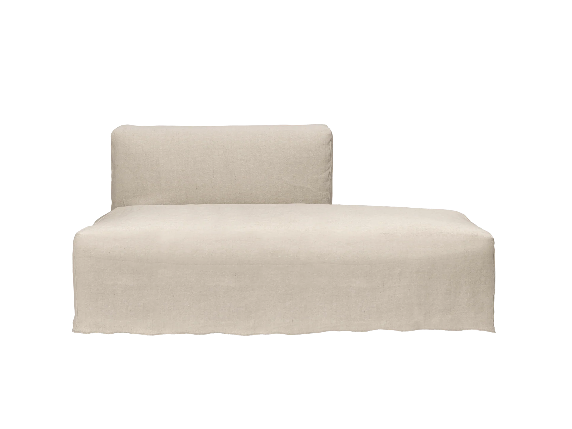Catena Sofa Open End Right S301 - Loose Drape - Natural - US
