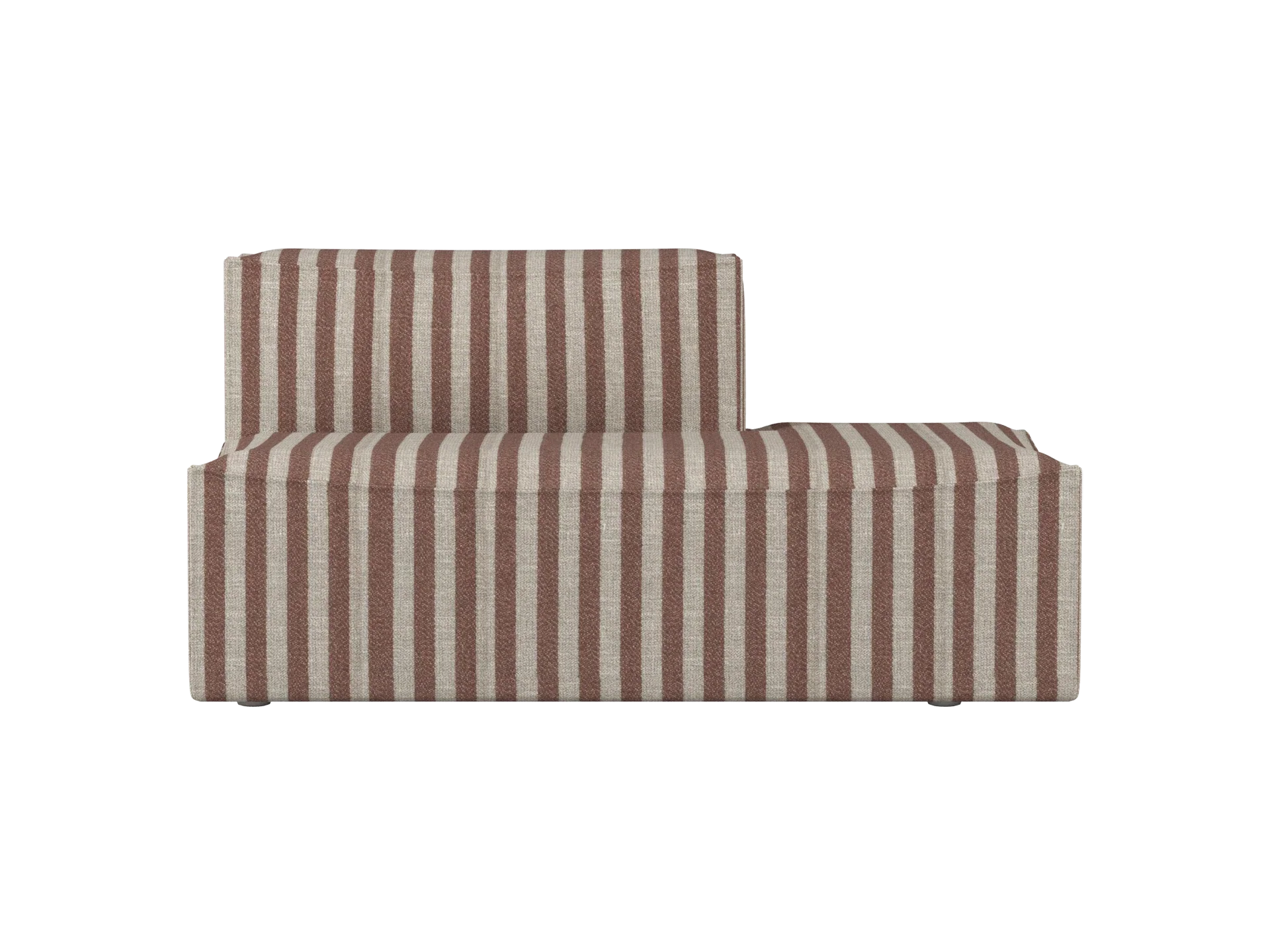 Catena Sofa Open End Right S301 - Louisiana - Sand/Chocolate - US