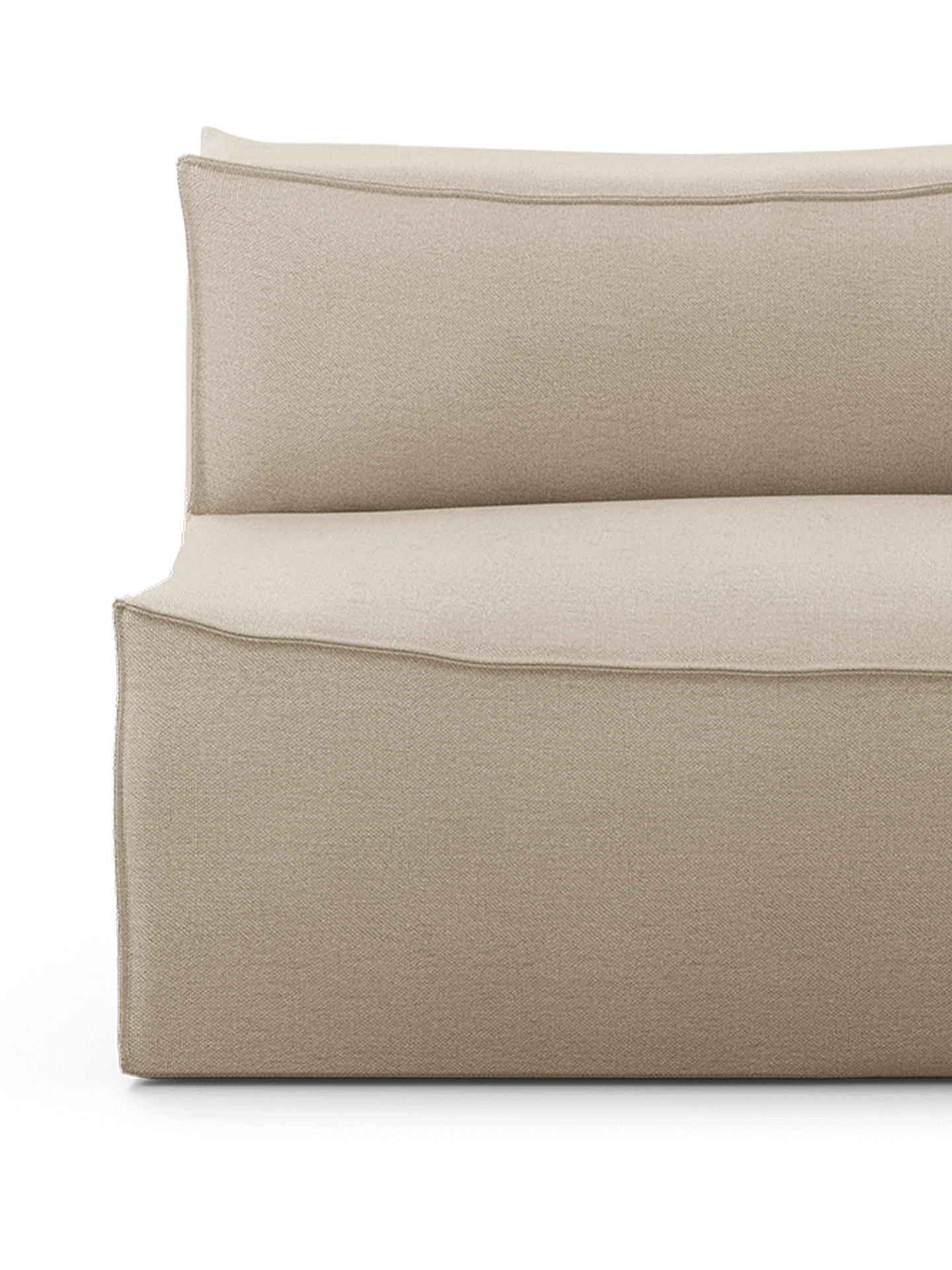 Catena Sofa Open End Right S301 - Rich Linen - Natural - US - Image 2