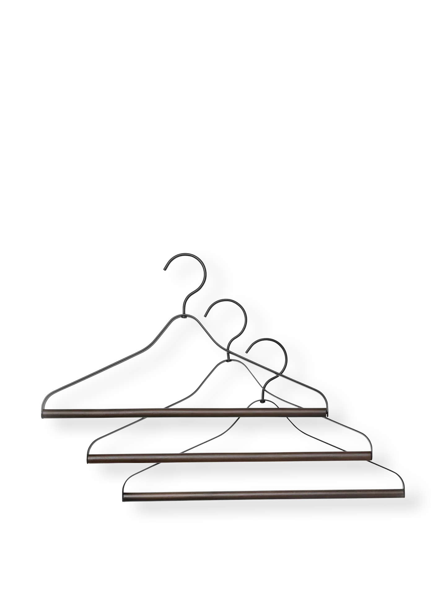 Coat Hanger - Set of 3 - Black