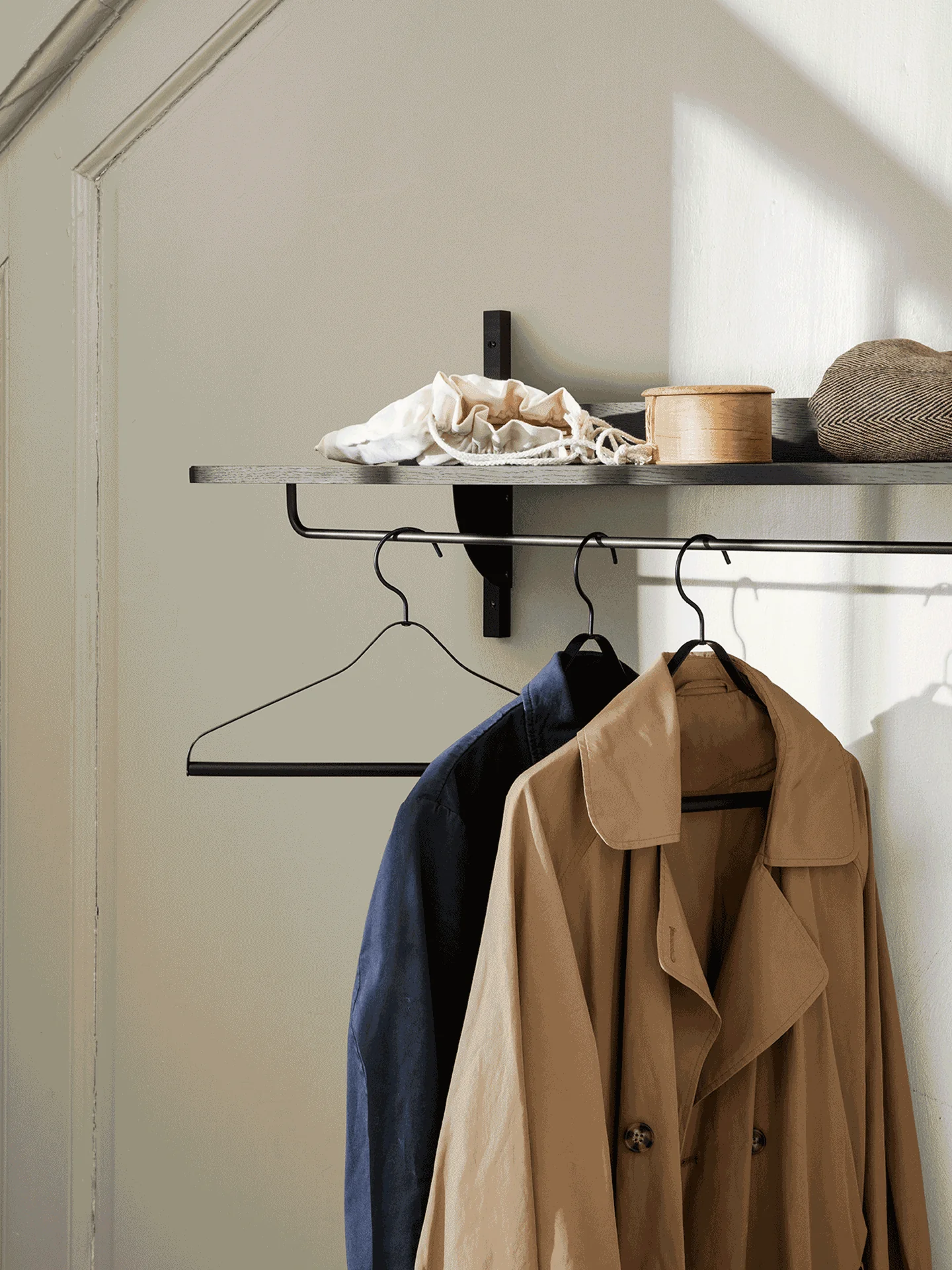 Coat Hanger - Set of 3 - Black - Image 2
