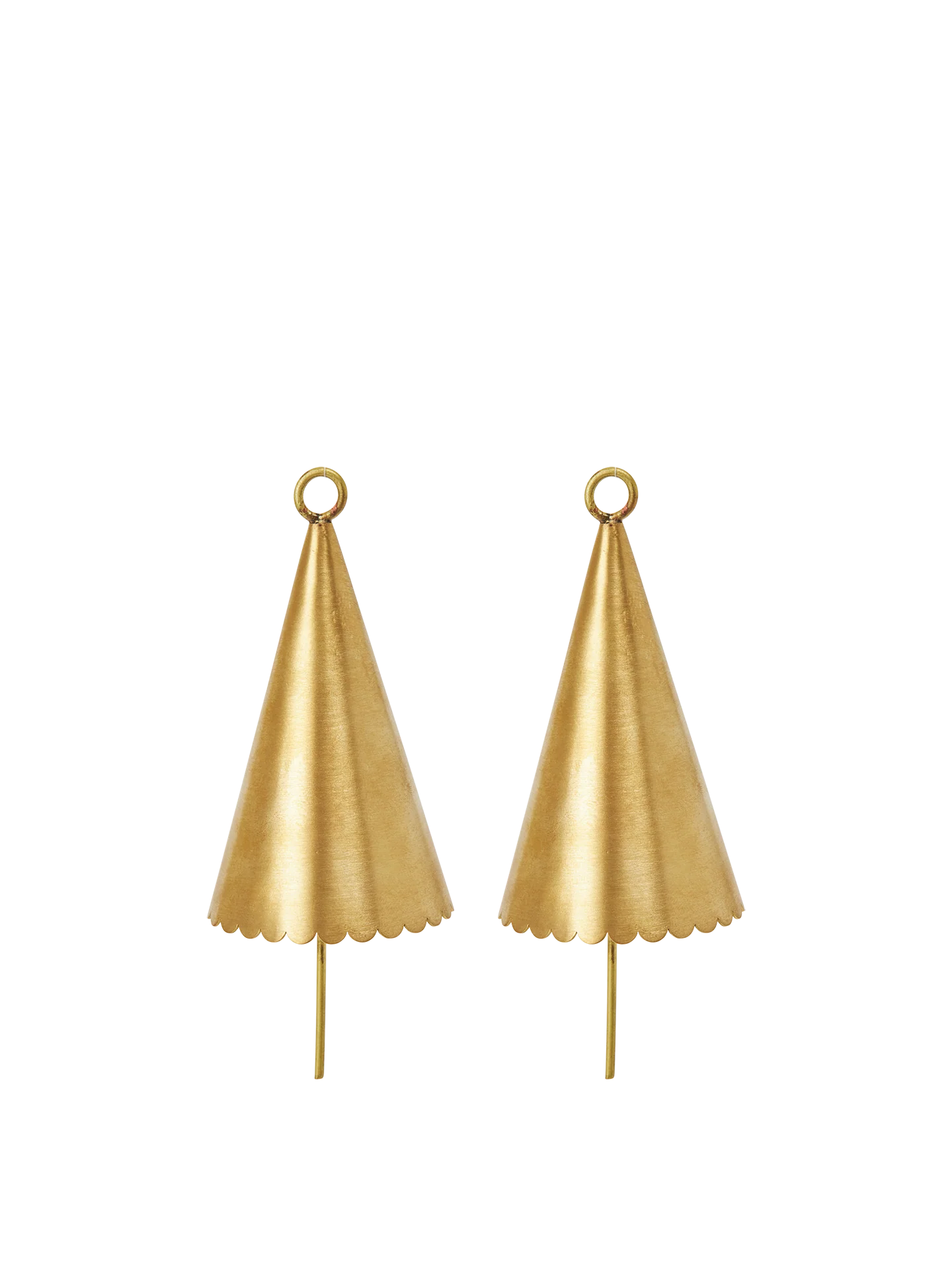 Cone Bell - Set of 2 - Brass