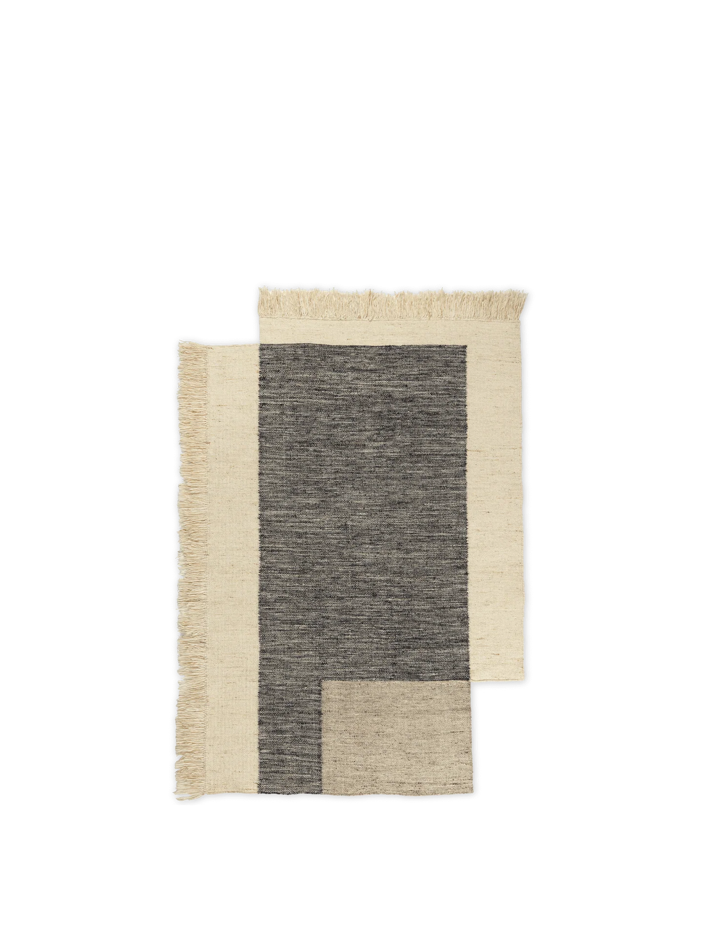 Counter Rug - Charcoal/Off-white