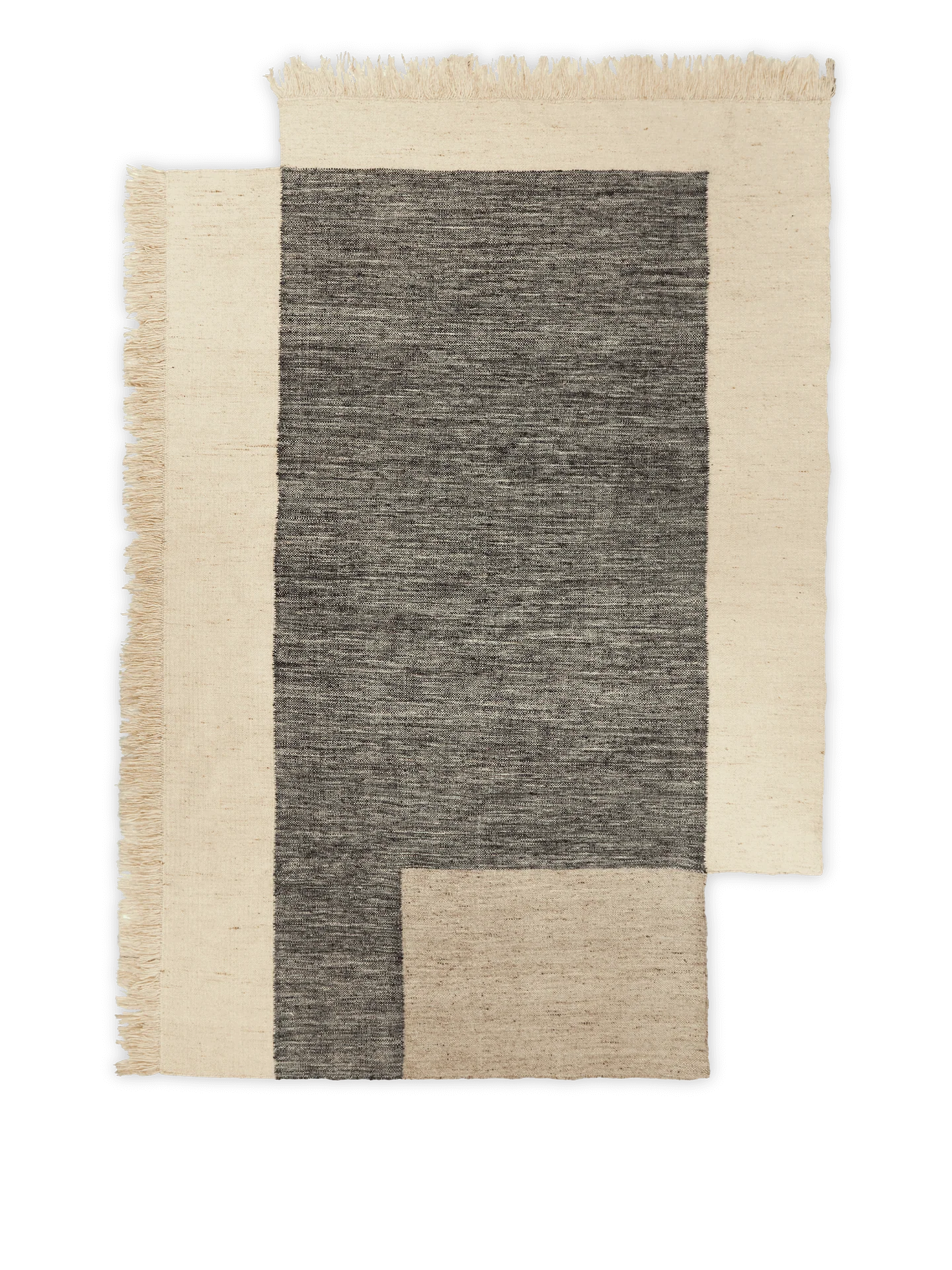 Counter Rug - Charcoal/Off-white - Image 2