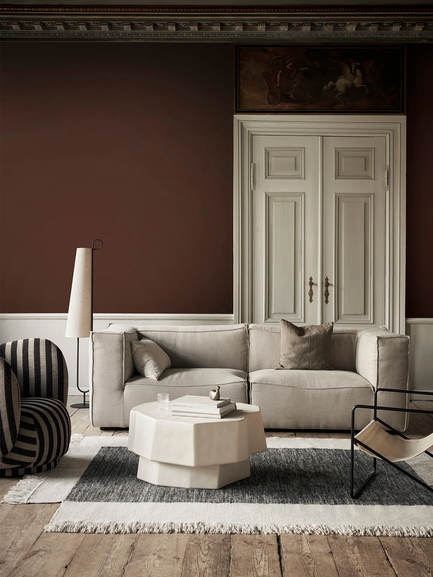 Counter Rug - Charcoal/Off-white - Image 3