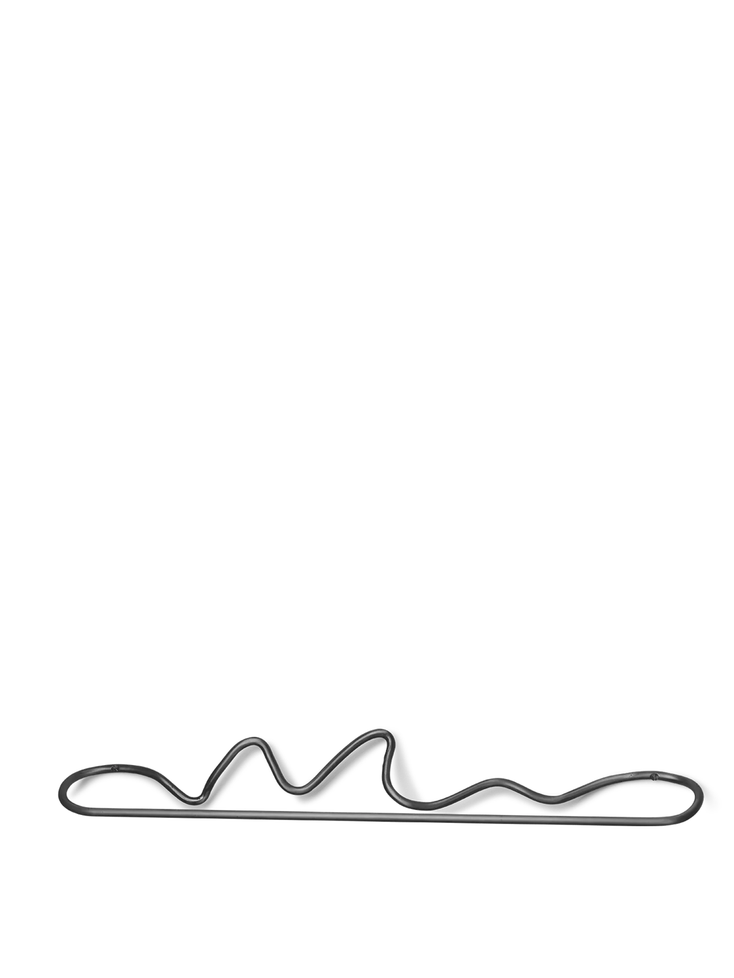 Curvature Towel Hanger - Black Brass