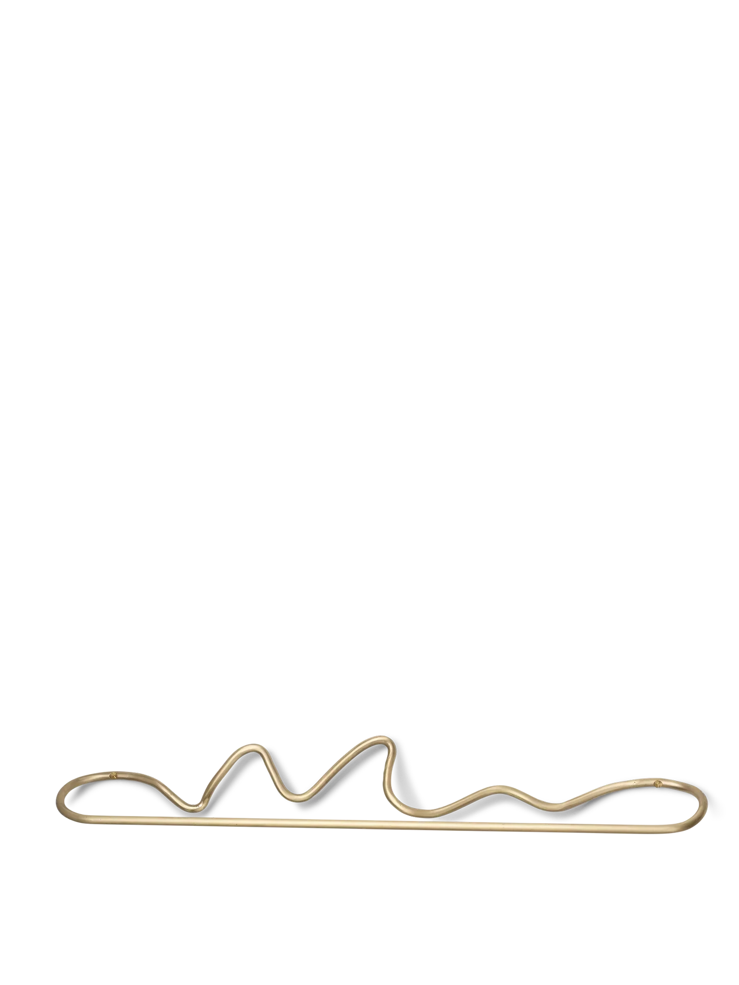 Curvature Towel Hanger - Brass
