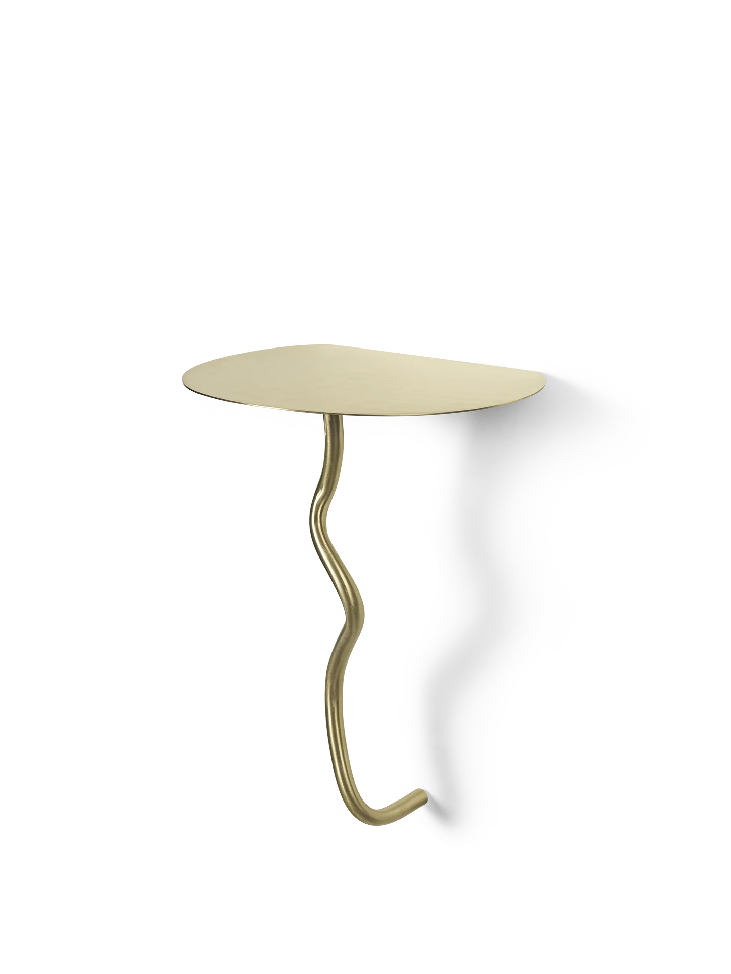 Curvature Wall Table - Brass - Image 3