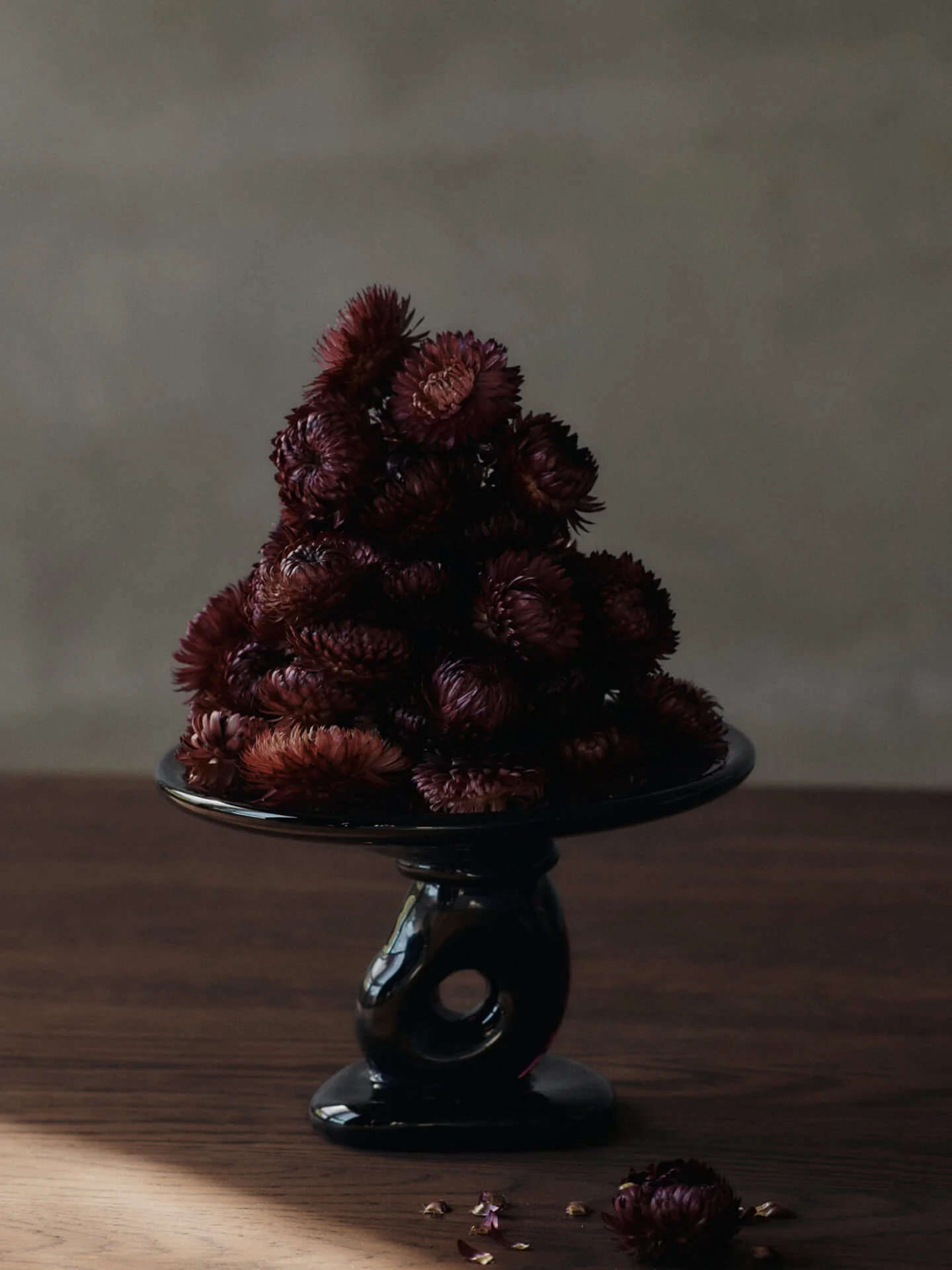 Damo Glass Centrepiece - Small - Dark Grape - Image 2