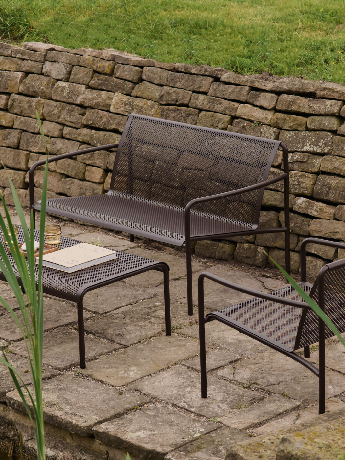 Dapple Lounge Chair with Arms - Dark Chocolate - Image 5