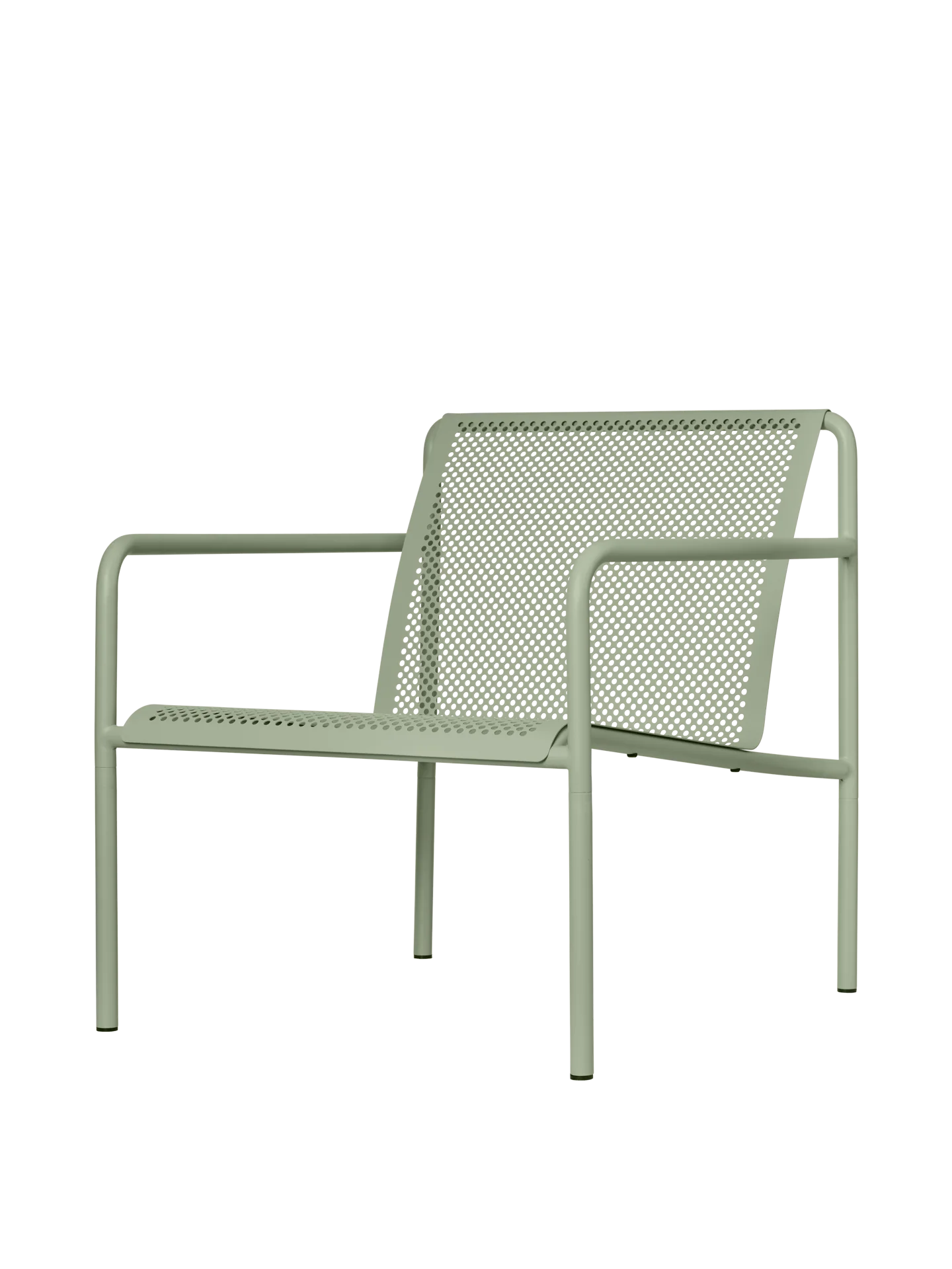 Dapple Lounge Chair with Arms - Tea Green
