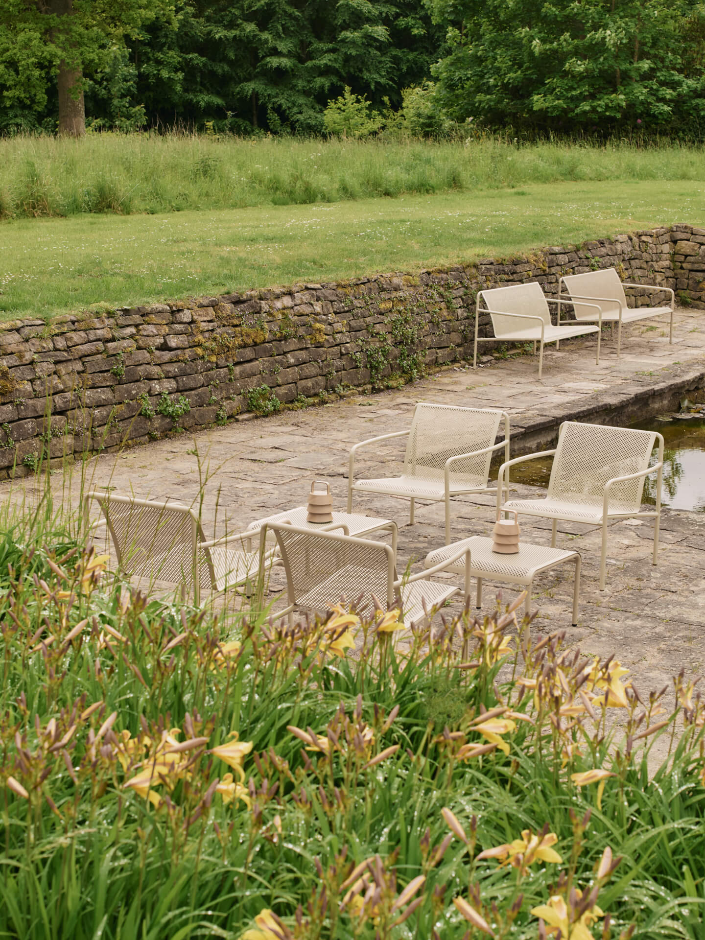 Dapple Low Table - 57 x 57 - Cashmere - Image 2