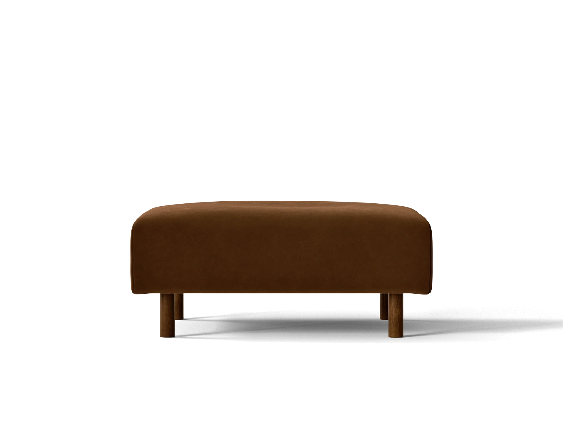Dase Ottoman - Rich Velvet - Soft Brown - US - Image 2