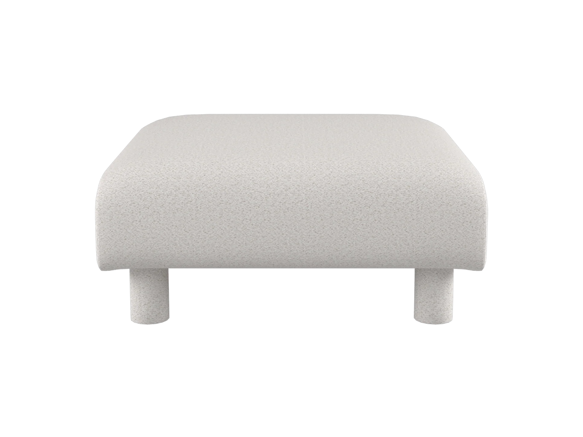 Dase Ottoman - Soft Bouclé - Off-white/Sand - US