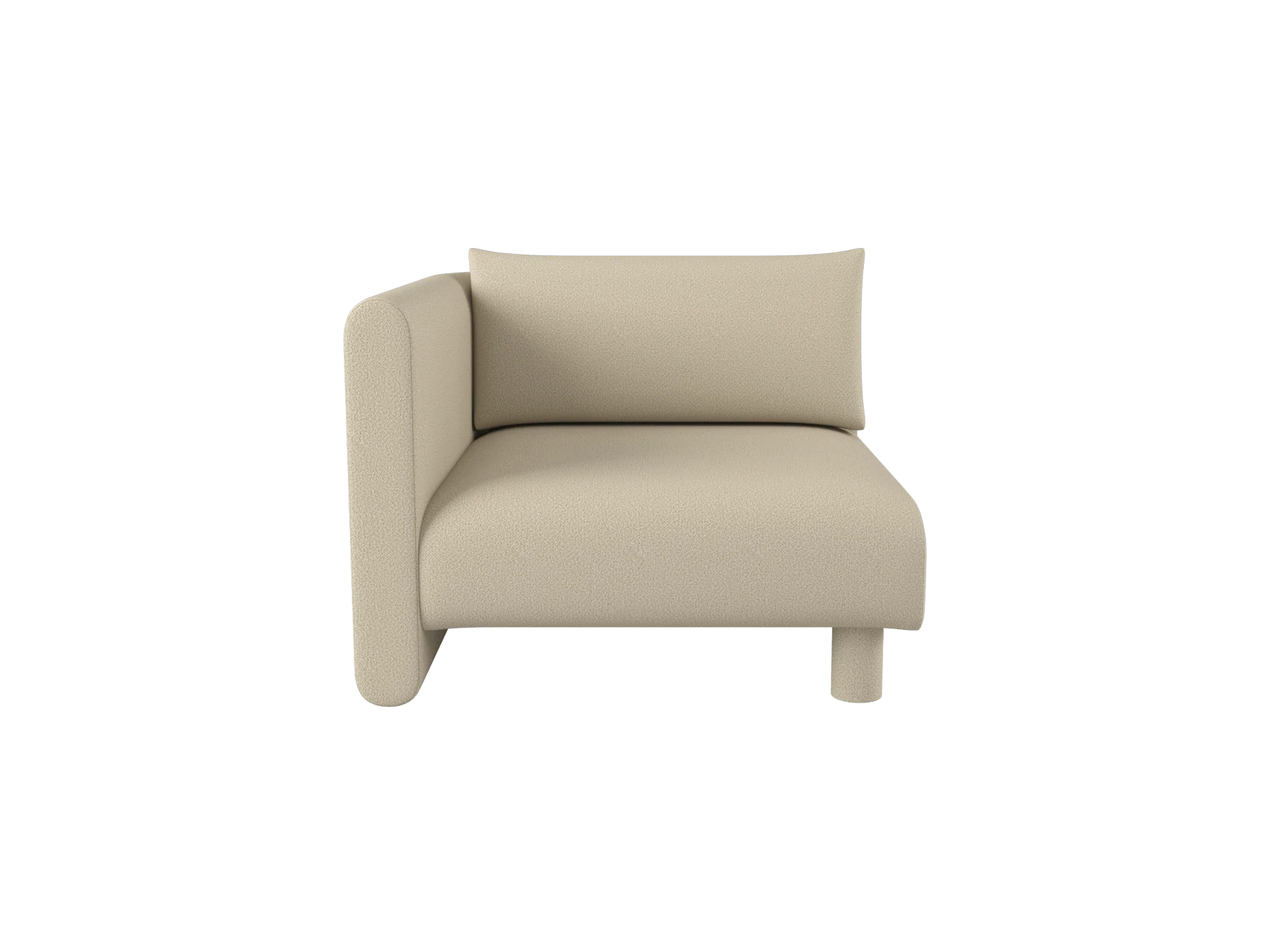 Dase Sofa Armrest Left - Grain - Cashmere - US