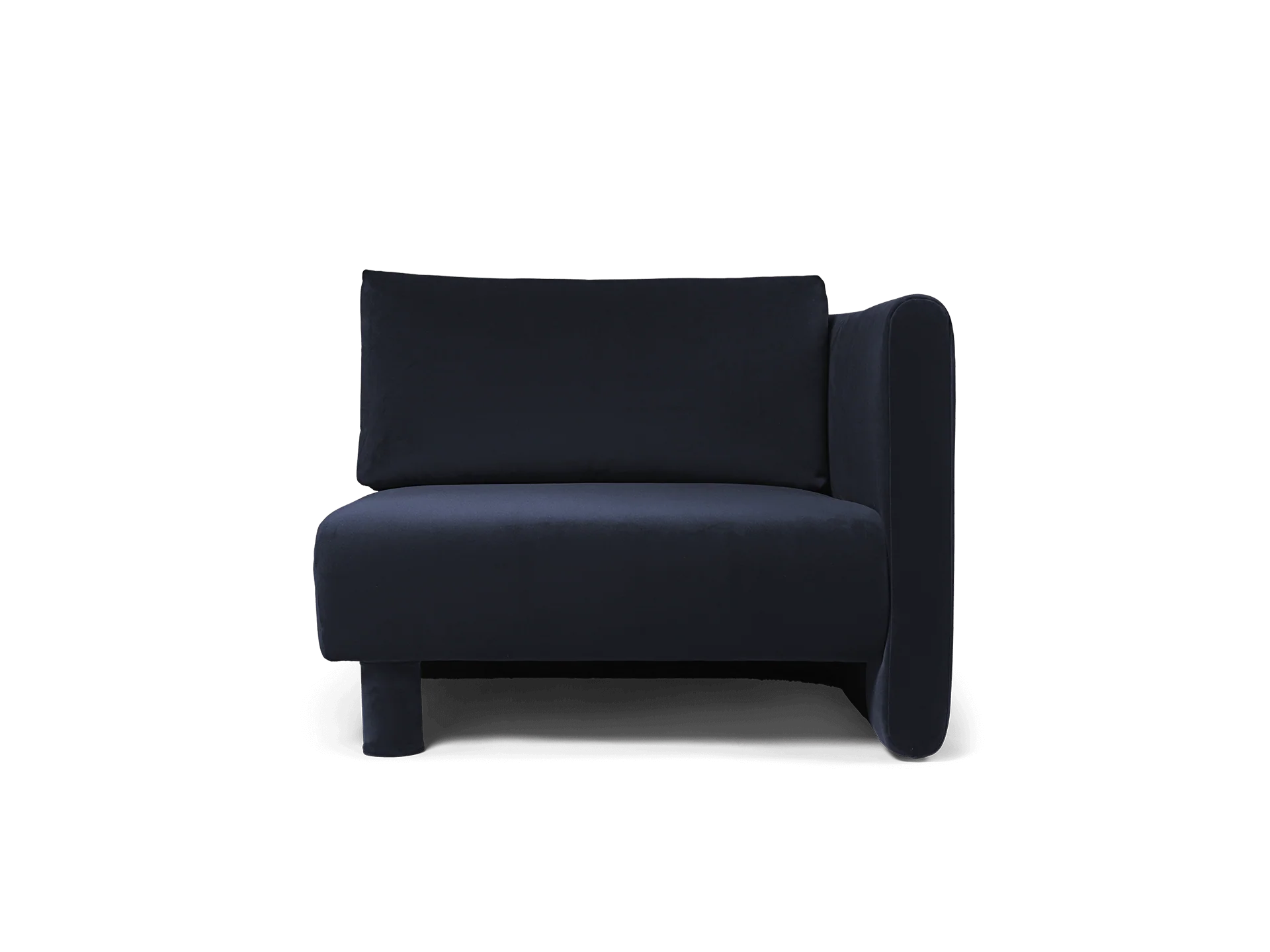 Dase Sofa Armrest Right - Rich Velvet - Navy - US