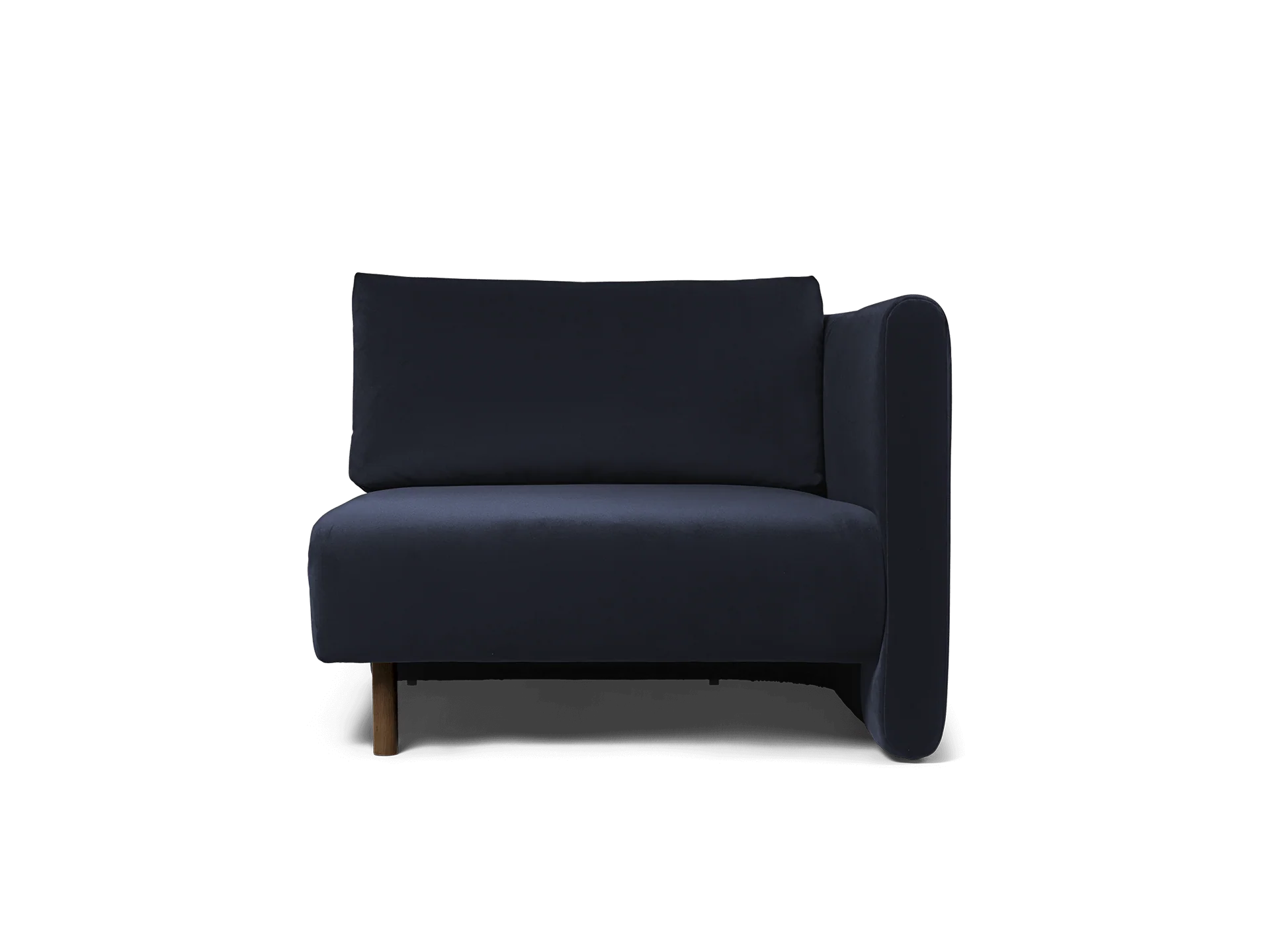Dase Sofa Armrest Right - Rich Velvet - Navy - US - Image 2