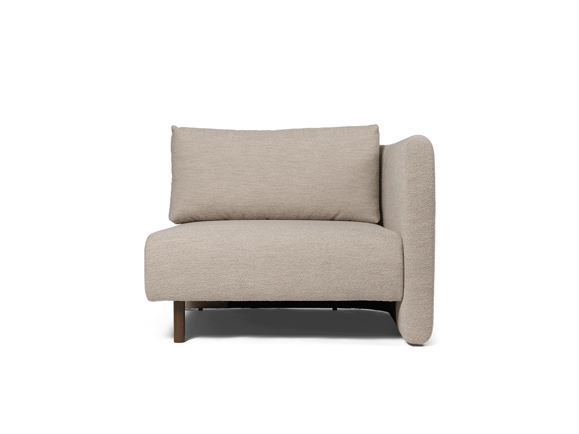 Dase Sofa Armrest Right - Soft Bouclé - Natural - US - Image 5
