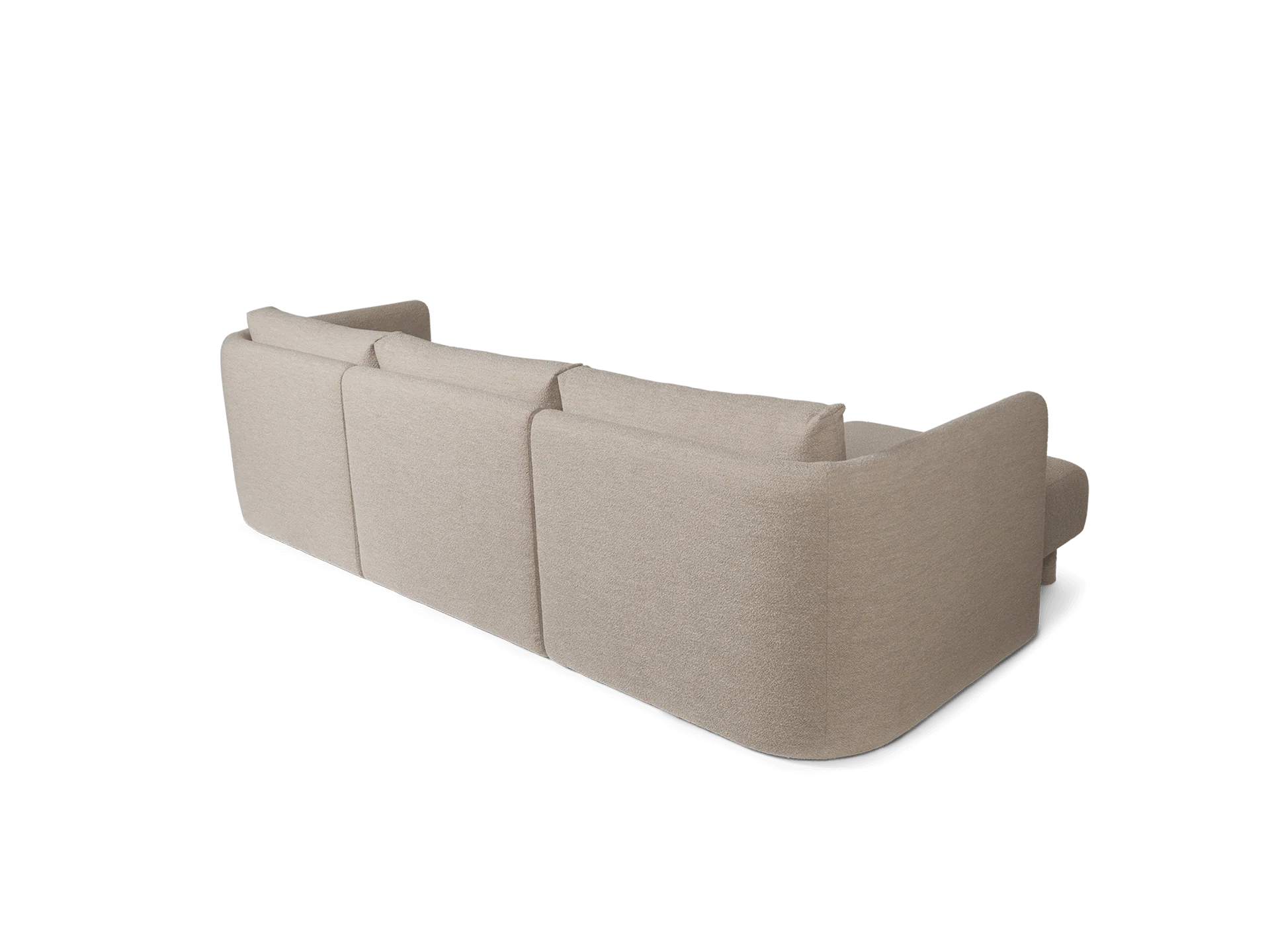 Dase Sofa Armrest Right - Soft Bouclé - Natural - US - Image 7