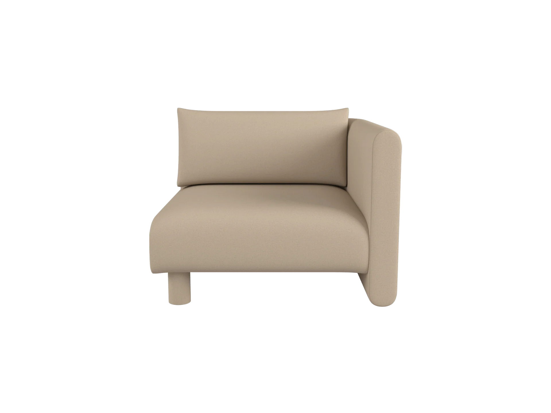 Dase Sofa Armrest Right - Tonus - Off-white - US