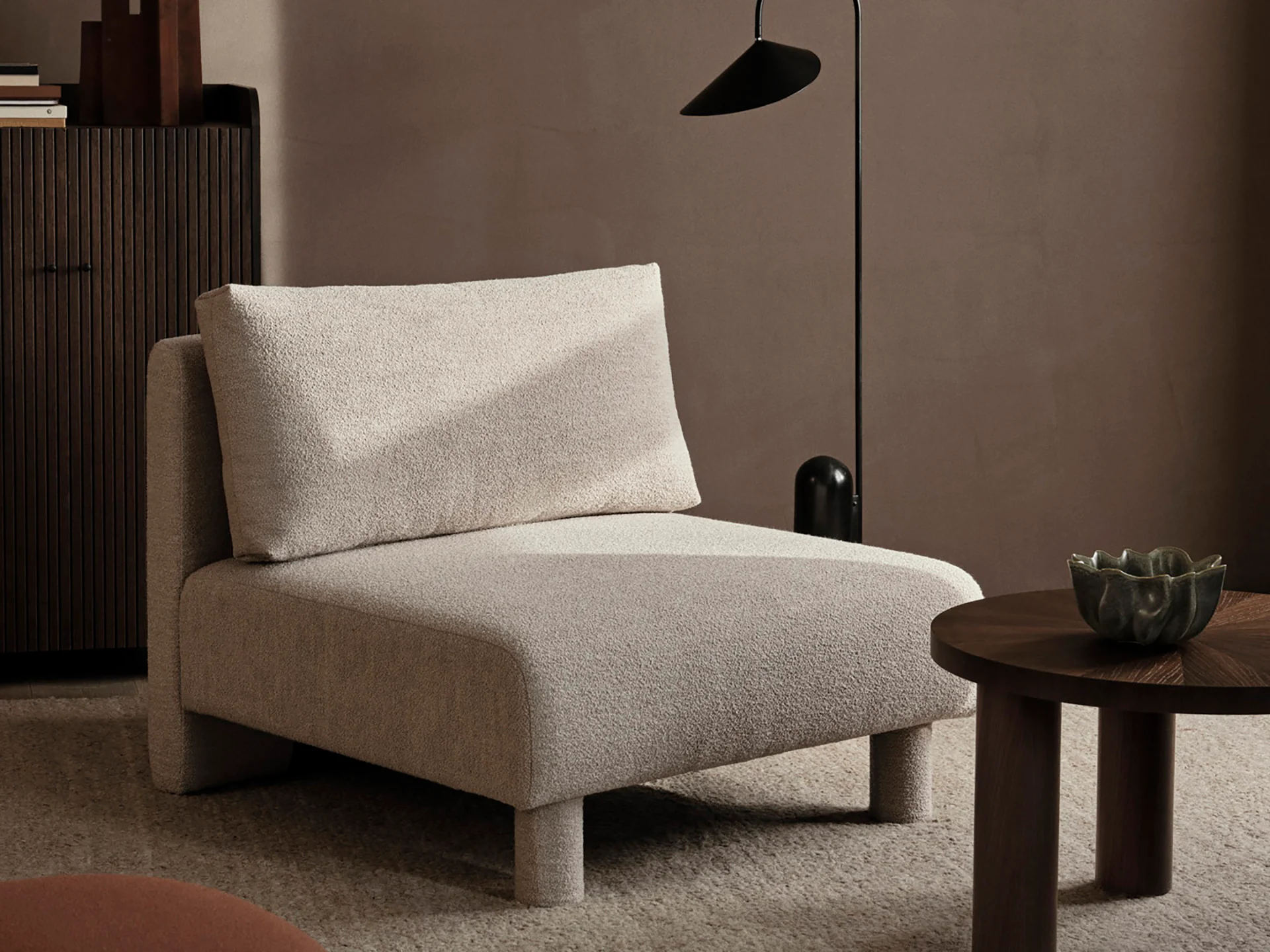 Dase Sofa Center - Soft Bouclé - Natural - US - Image 2