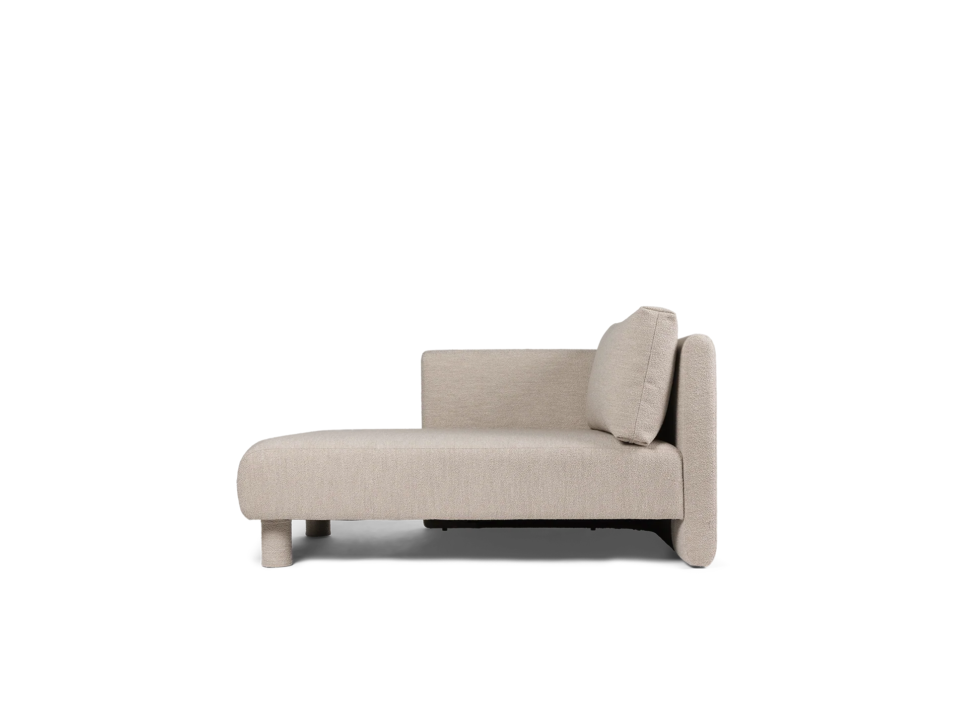 Dase Sofa Chaise Longue Left - Soft Bouclé - Natural - US - Image 5