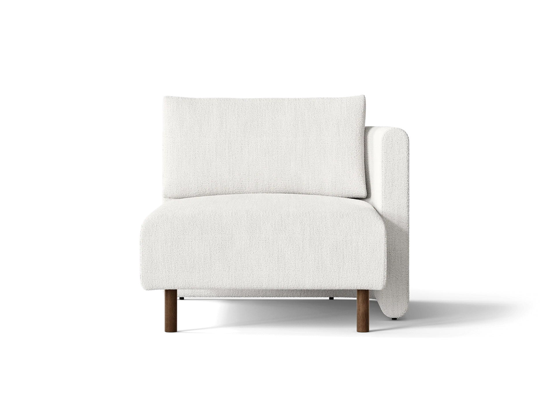 Dase Sofa Chaise Longue Right - Bouclé - Off-white - US - Image 2