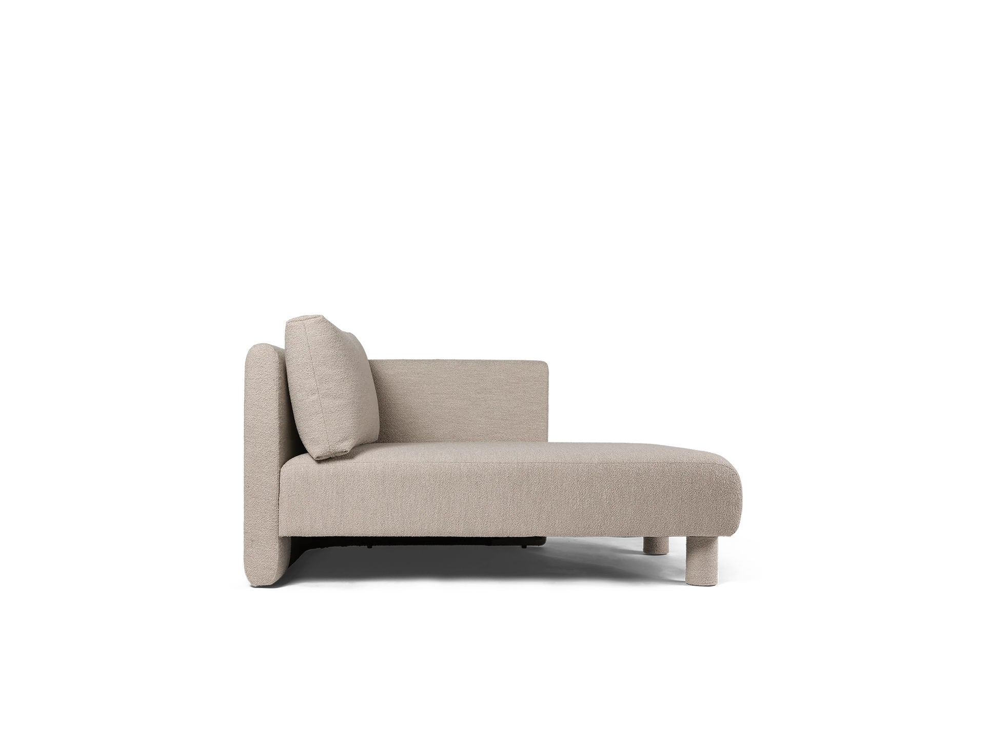 Dase Sofa Chaise Longue Right - Soft Bouclé - Natural - US - Image 3