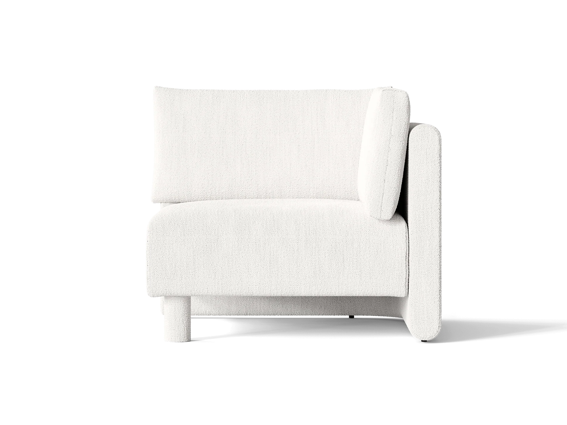 Dase Sofa Corner - Bouclé - Off-white - US