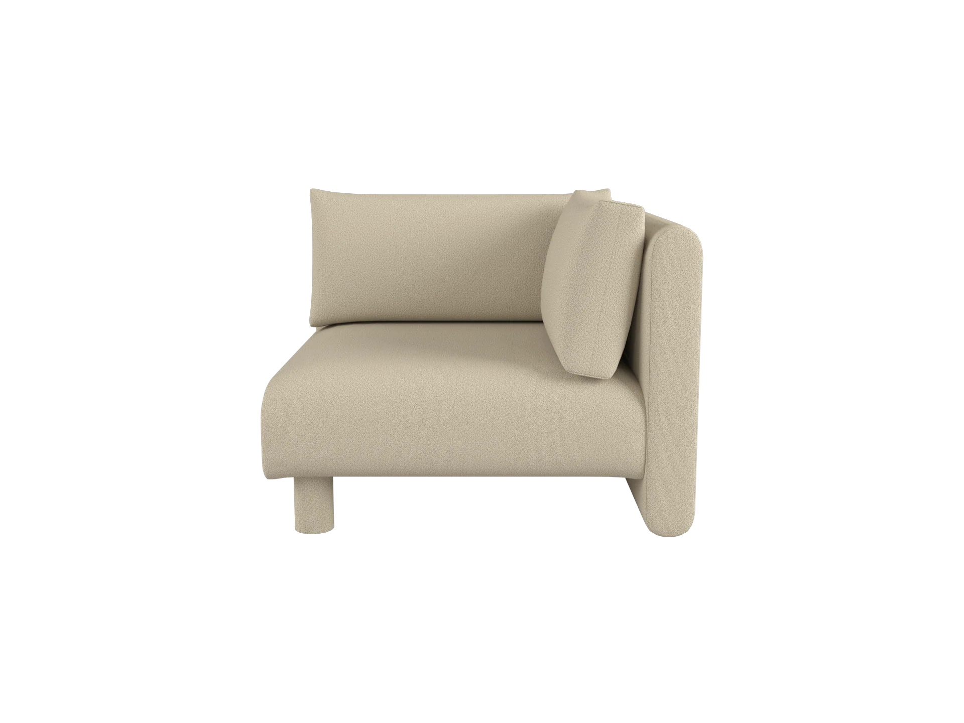Dase Sofa Corner - Grain - Cashmere - US